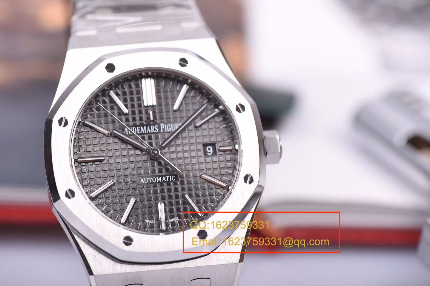 【JF一比一超A高仿手表】Audemars Piguet 皇家橡树系列15400ST.OO.1220ST.04 wrist watch  / AP129