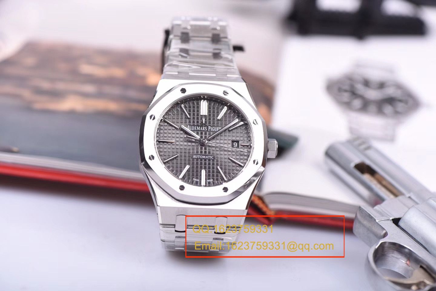 【JF一比一超A高仿手表】Audemars Piguet 皇家橡树系列15400ST.OO.1220ST.04 wrist watch  / AP129