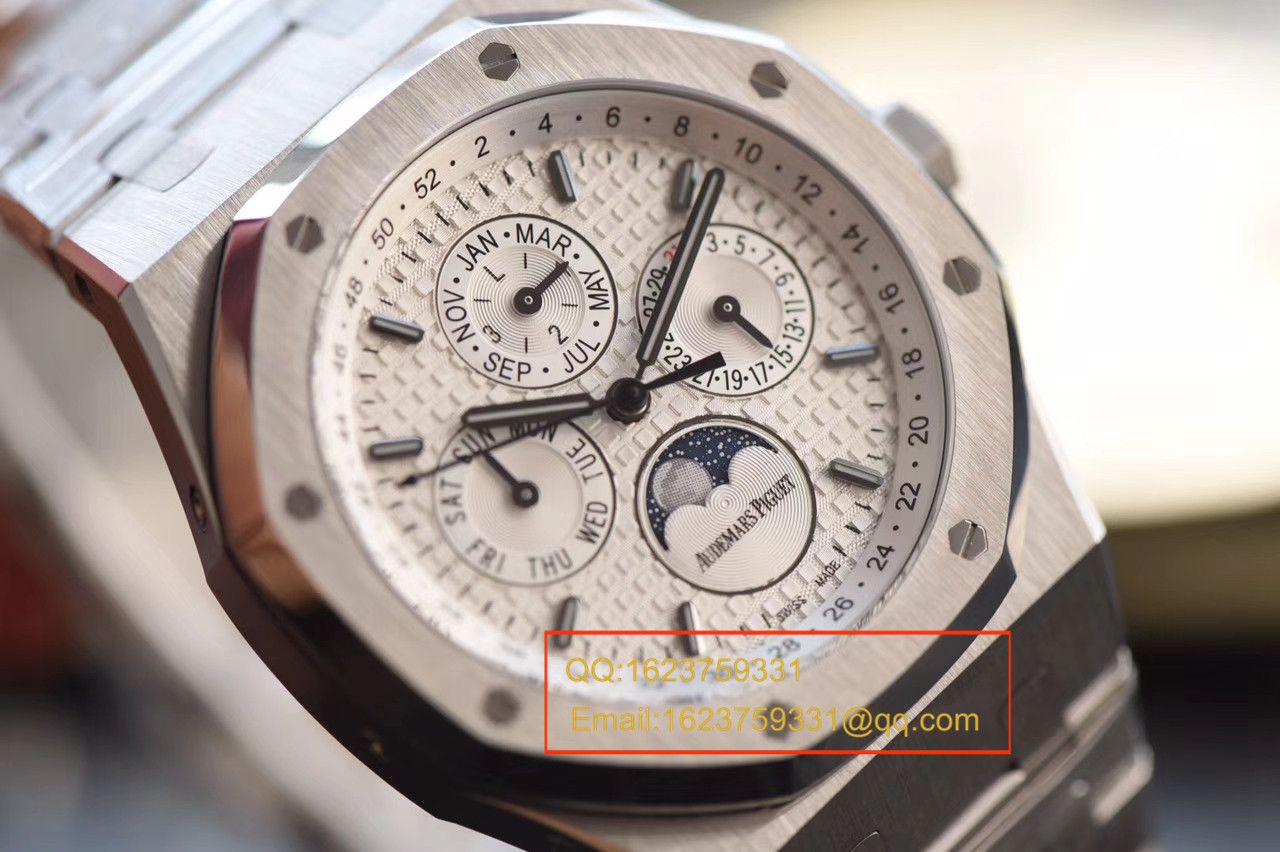 【JF Factory 一比一超A精仿手表】Audemars Piguet 皇家橡树系列26574ST.OO.1220ST.01月相 wrist watch  / APBB128