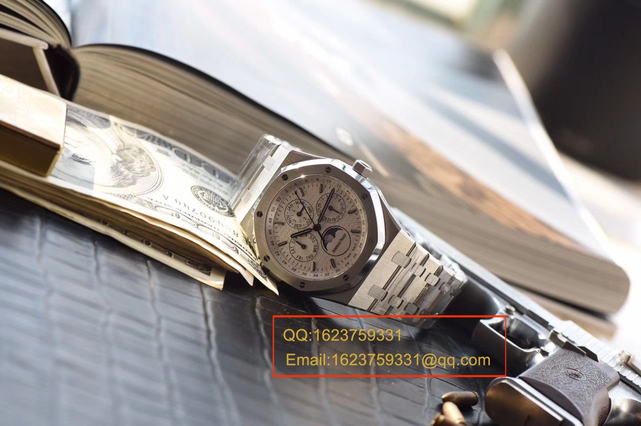 【JF Factory 一比一超A精仿手表】Audemars Piguet 皇家橡树系列26574ST.OO.1220ST.01月相 wrist watch  / APBB128