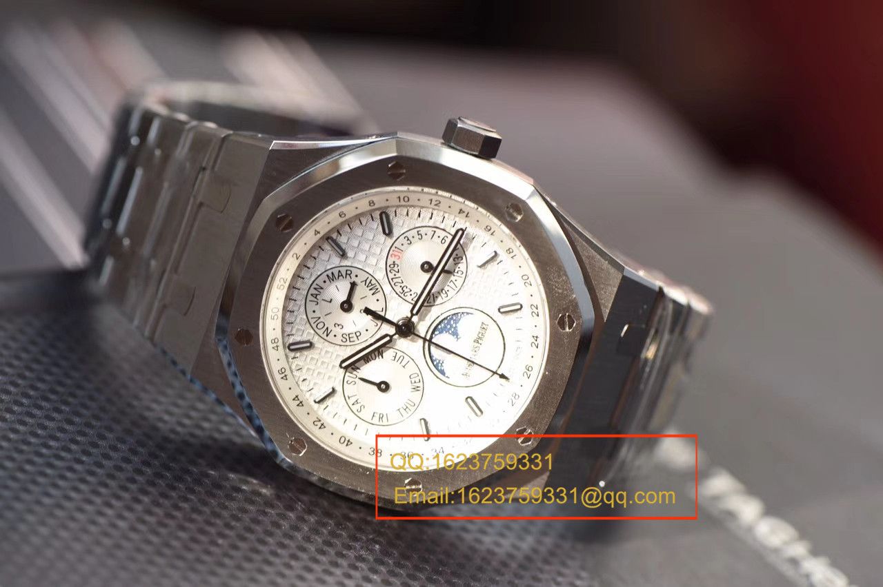 【JF Factory 一比一超A精仿手表】Audemars Piguet 皇家橡树系列26574ST.OO.1220ST.01月相 wrist watch  / APBB128
