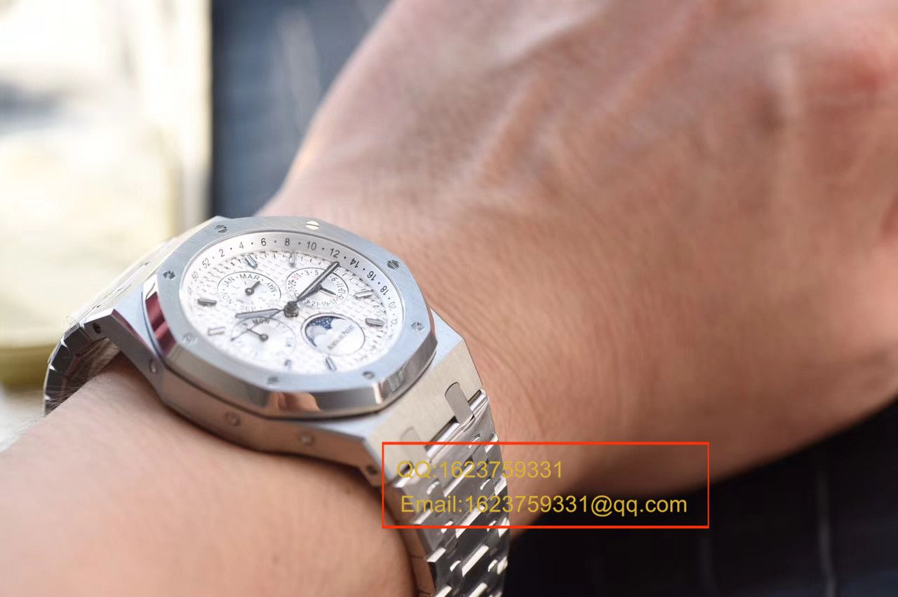 【JF Factory 一比一超A精仿手表】Audemars Piguet 皇家橡树系列26574ST.OO.1220ST.01月相 wrist watch  / APBB128