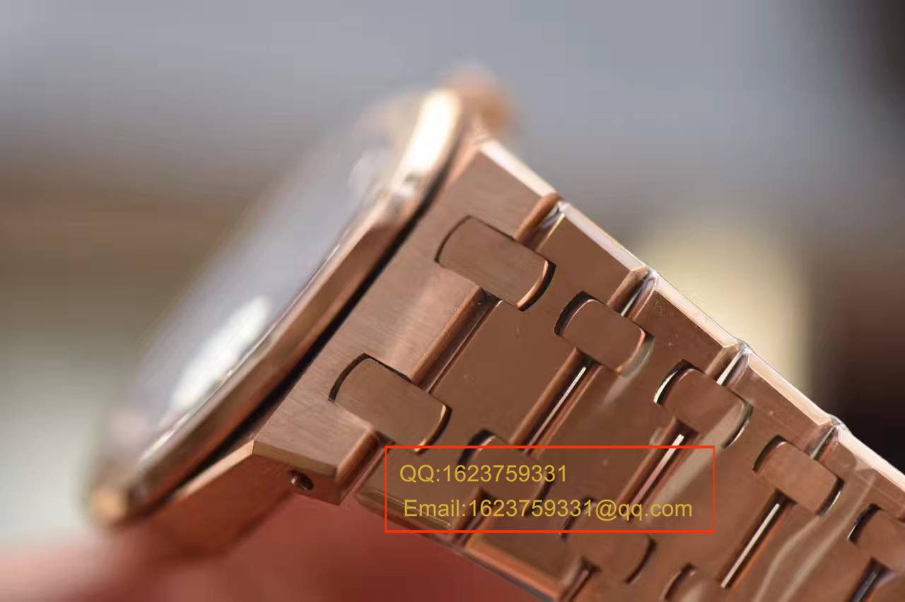 【JF Factory 1:1超A高仿手表】Audemars Piguet 皇家橡树系列 67650OR.OO.1261OR.01石英女士 wrist watch  / AP126