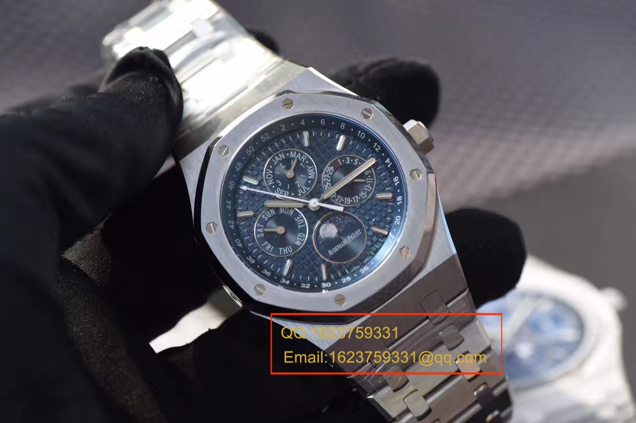 【JF Factory 一比一超A高仿手表】Audemars Piguet 皇家橡树万年历系列26574ST.OO.1220ST.02 wrist watch  / AP124