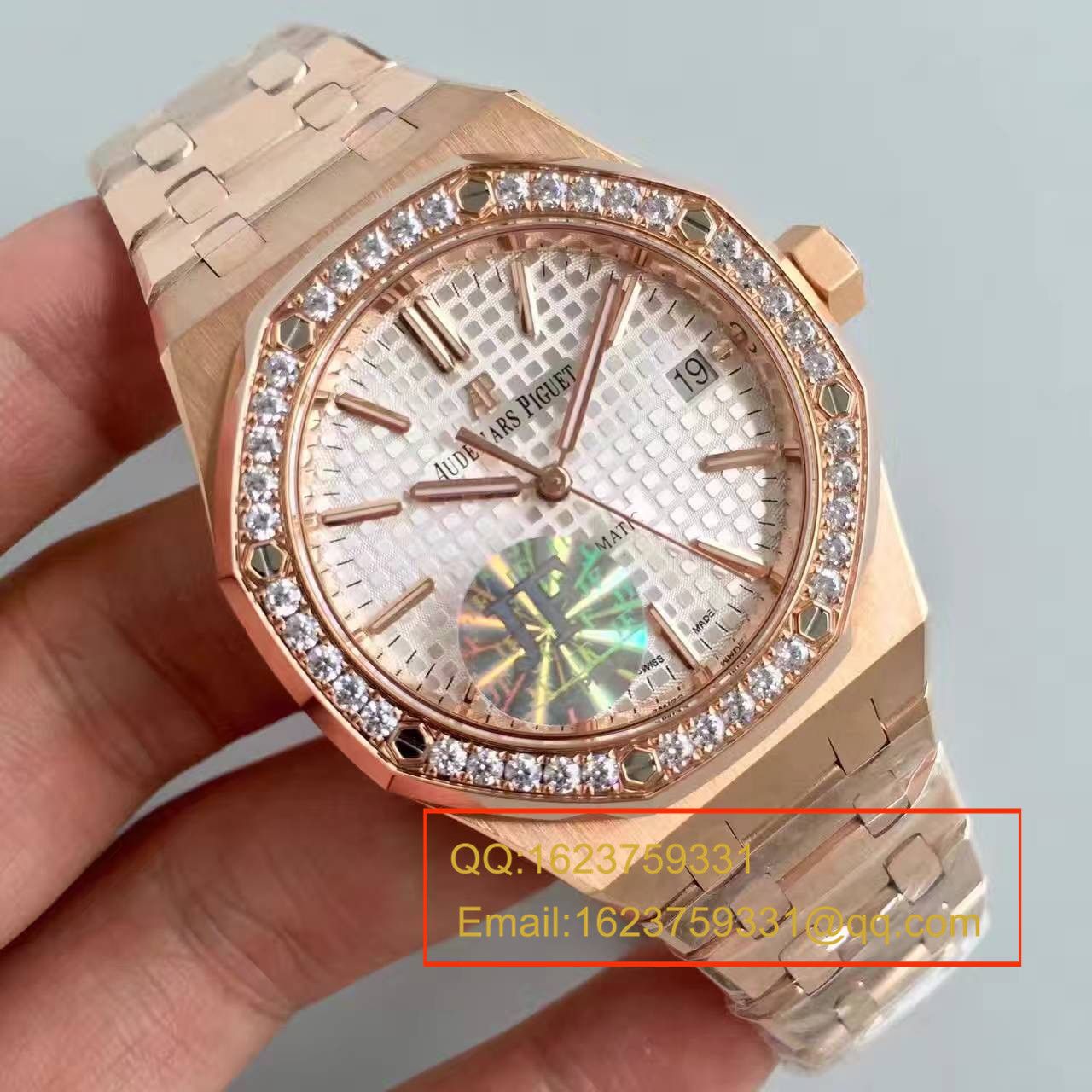 【JF Factory 1:1 top 复刻手表】Audemars Piguet 皇家橡树系列高仿15451OR.ZZ.1256OR.01男女中性 wrist watch  / AP116