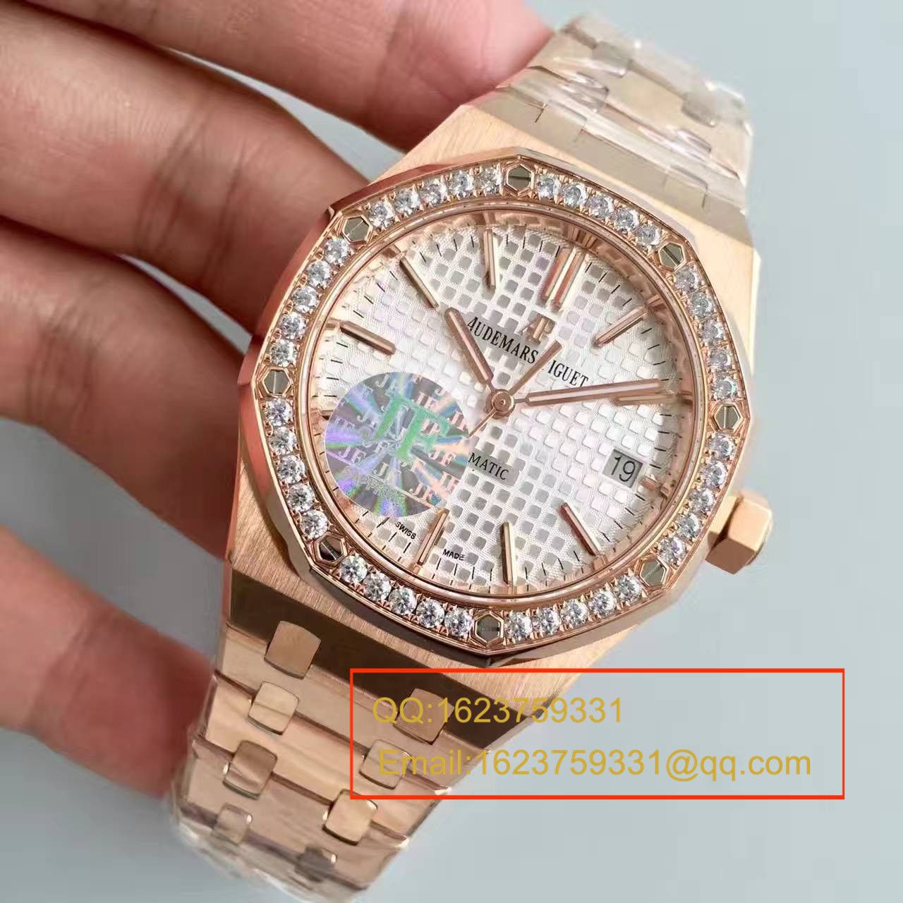 【JF Factory 1:1 top 复刻手表】Audemars Piguet 皇家橡树系列高仿15451OR.ZZ.1256OR.01男女中性 wrist watch  / AP116