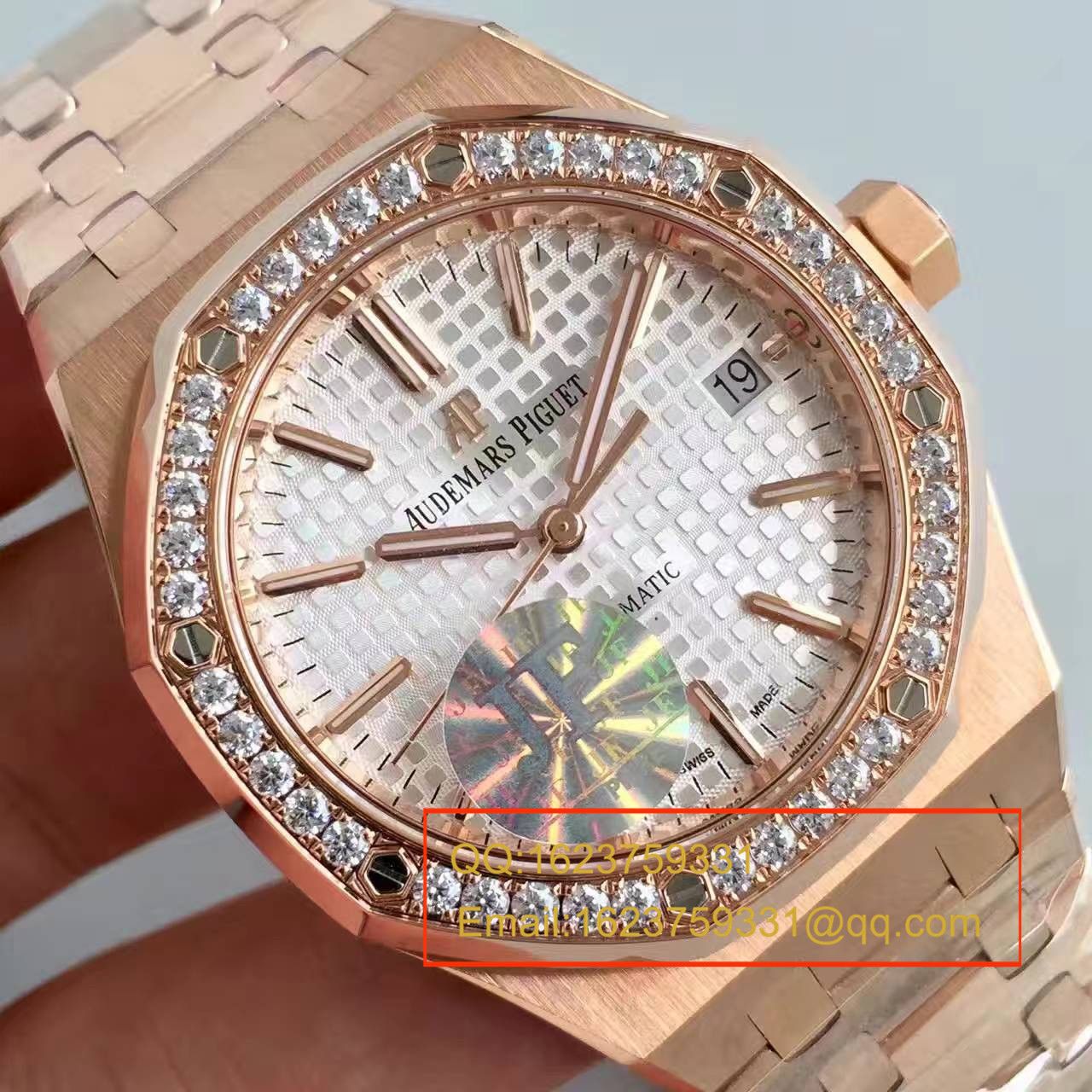 【JF Factory 1:1 top 复刻手表】Audemars Piguet 皇家橡树系列高仿15451OR.ZZ.1256OR.01男女中性 wrist watch  / AP116