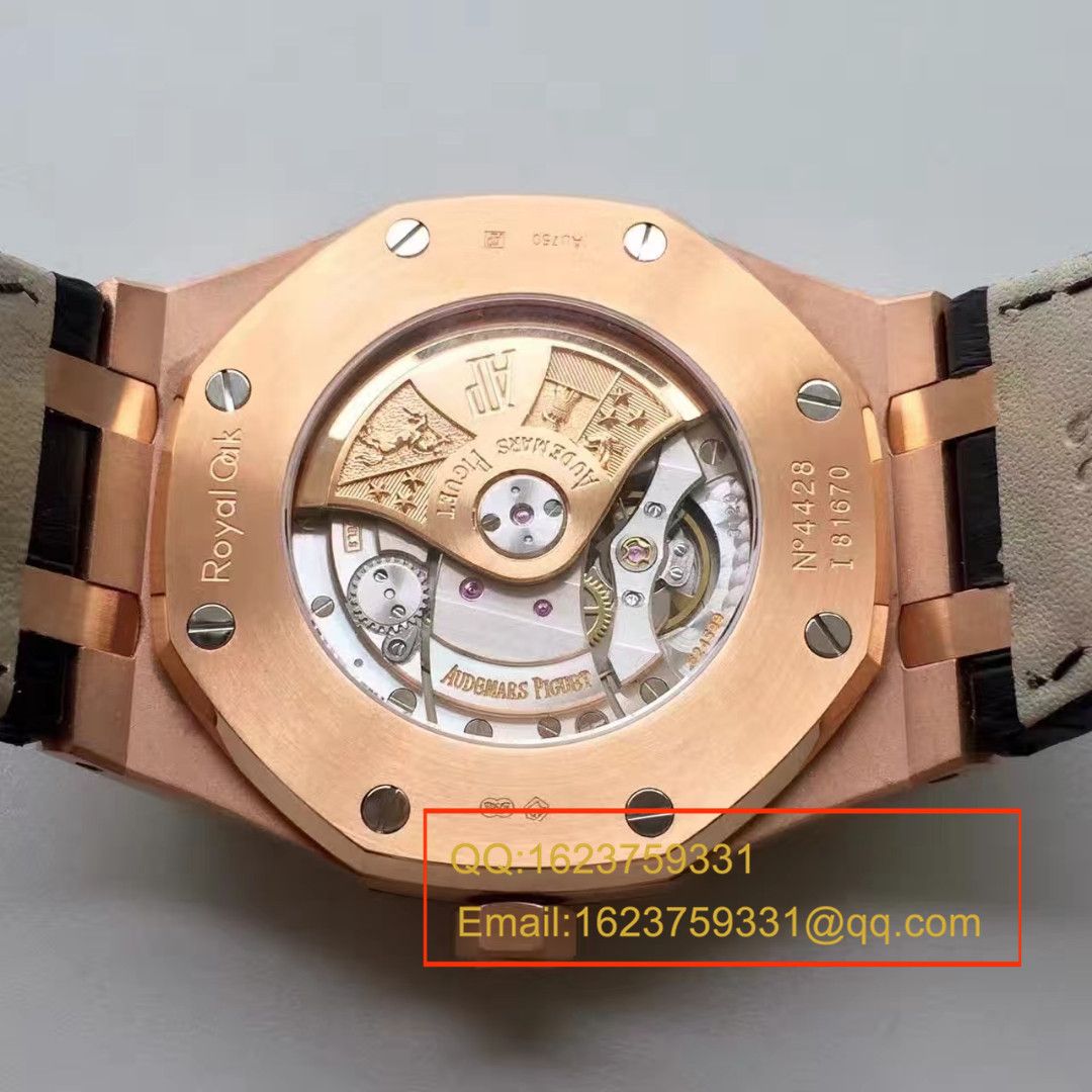 【JF Factory 1:1高精仿Audemars Piguet 手表】Audemars Piguet 皇家橡树系列15450OR.OO.D002CR.01女表 / AP015B