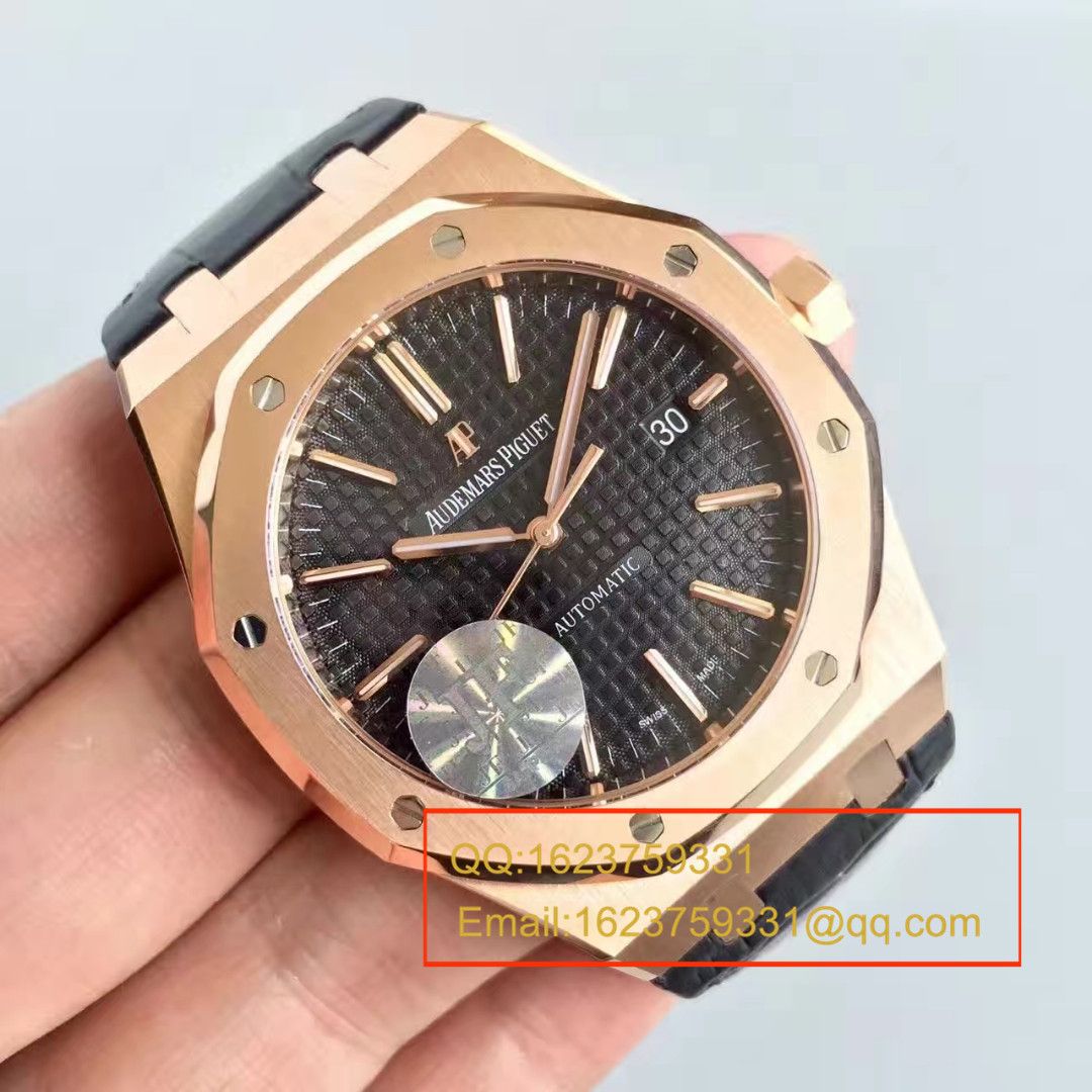 【JF Factory 1:1高精仿Audemars Piguet 手表】Audemars Piguet 皇家橡树系列15450OR.OO.D002CR.01女表 / AP015B