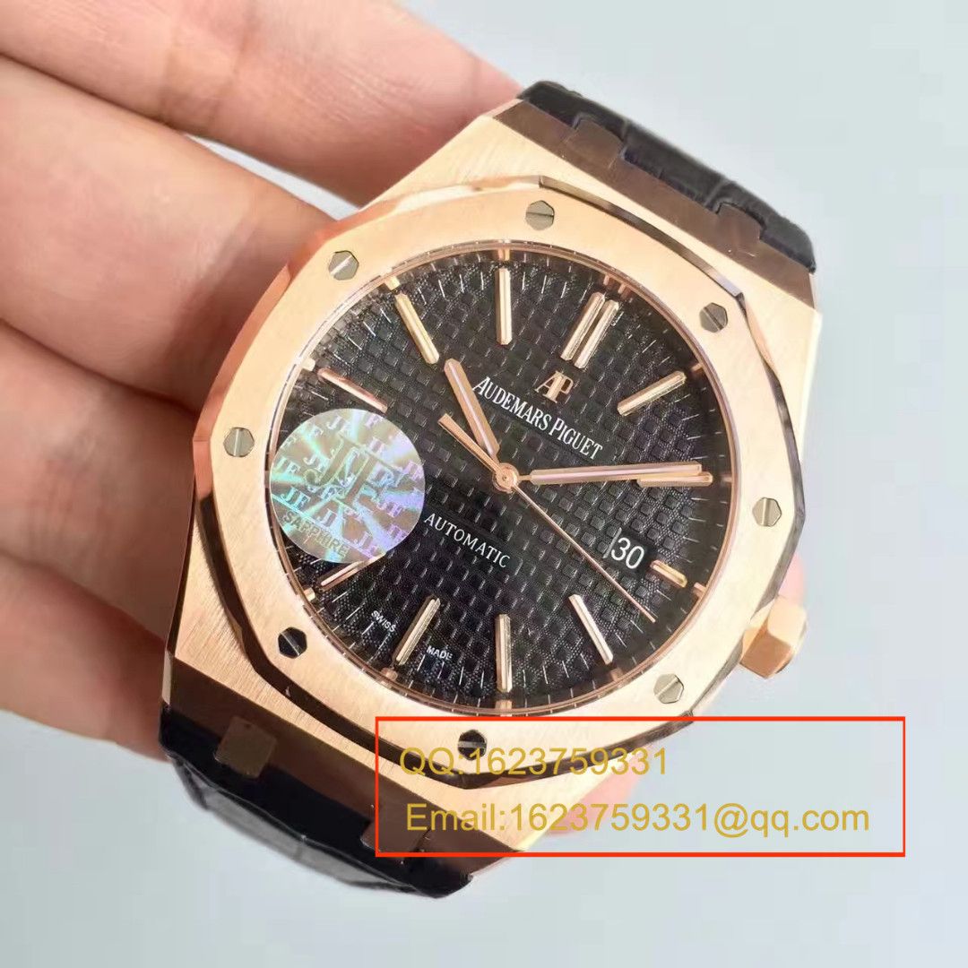 【JF Factory 1:1高精仿Audemars Piguet 手表】Audemars Piguet 皇家橡树系列15450OR.OO.D002CR.01女表 / AP015B