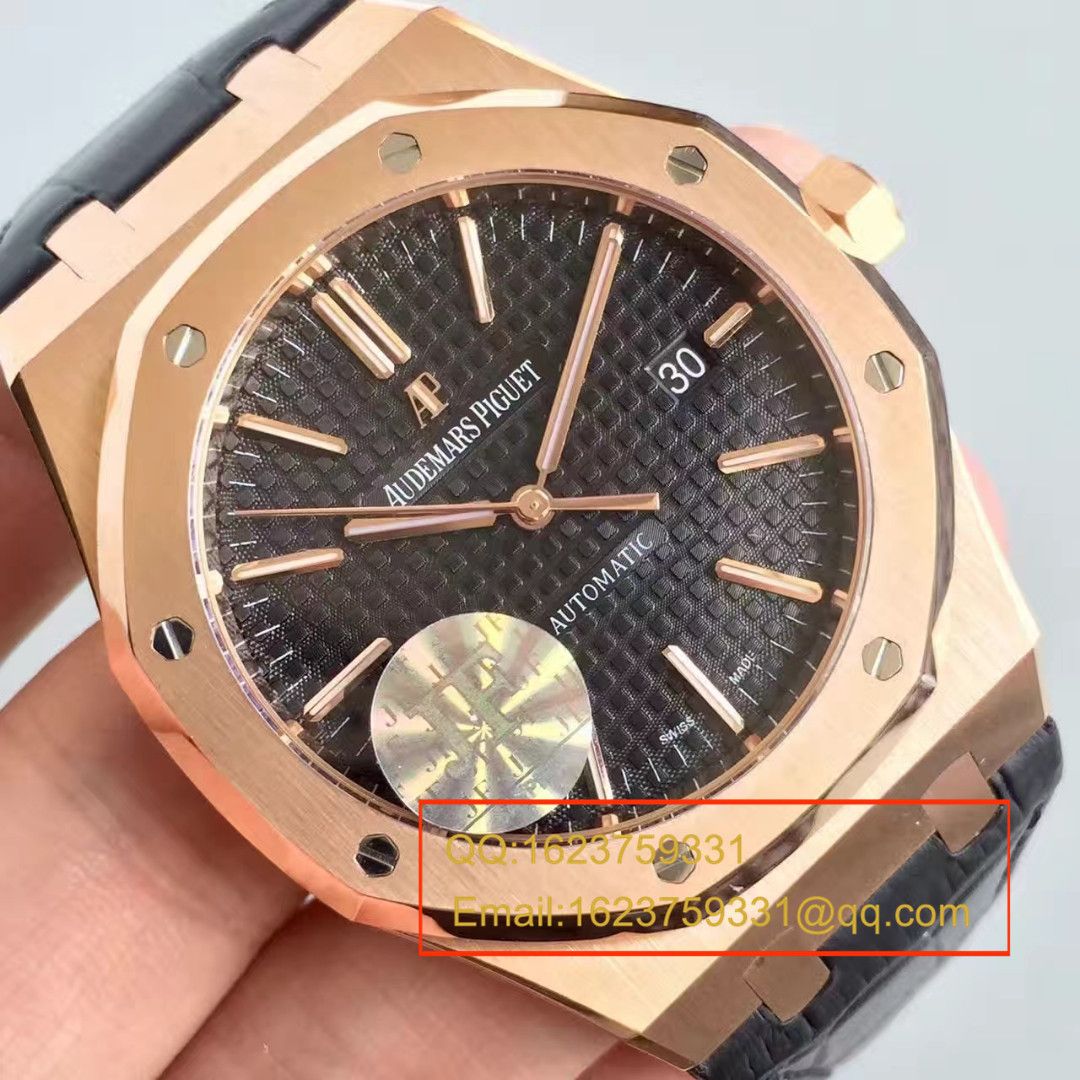 【JF Factory 1:1高精仿Audemars Piguet 手表】Audemars Piguet 皇家橡树系列15450OR.OO.D002CR.01女表 / AP015B