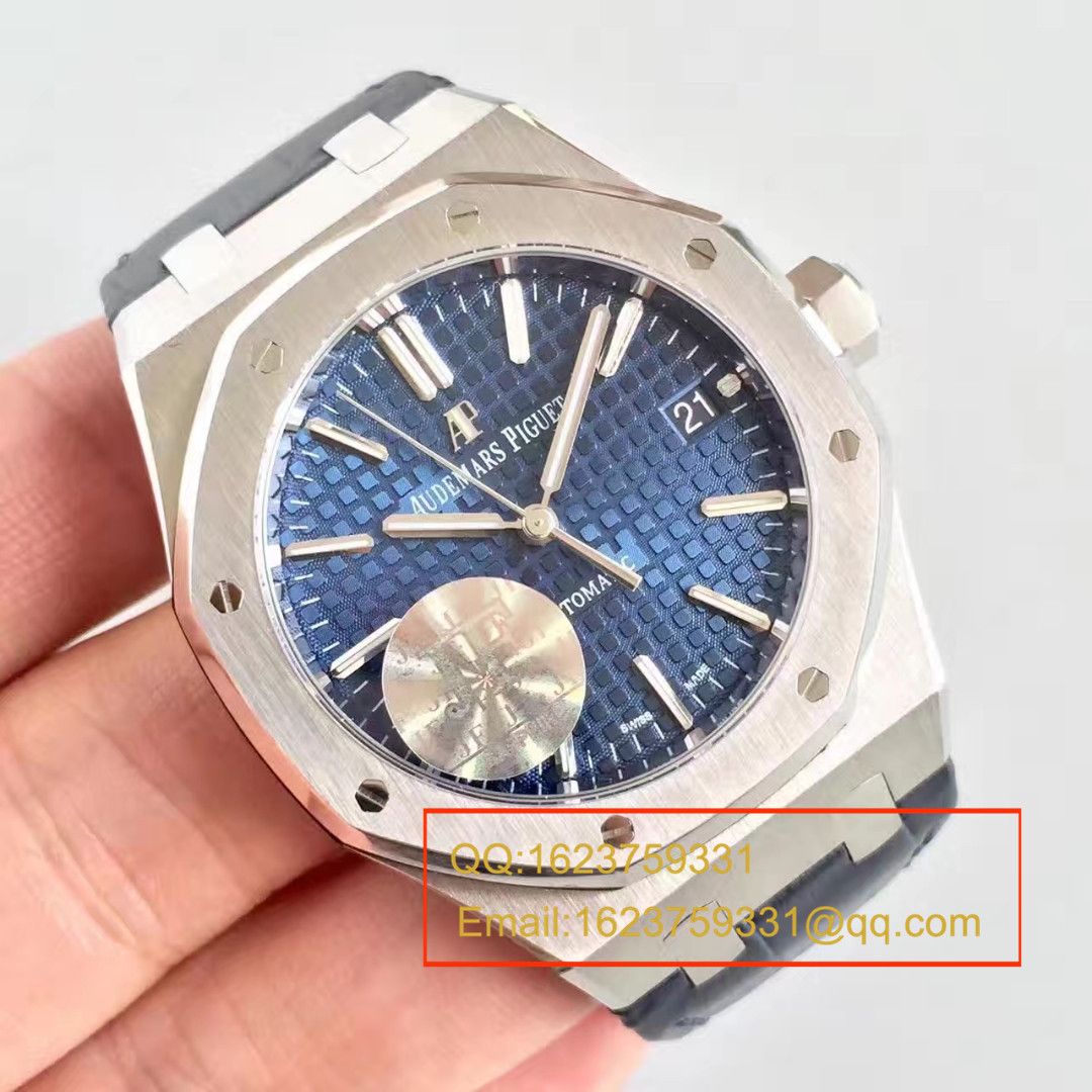 【JF Factory 一比一高精仿手表】APAudemars Piguet 皇家橡树系列15400ST.OO.1220ST.03男表 / AP024B