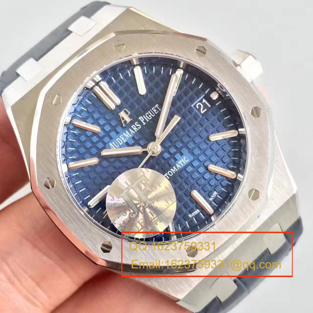 【JF Factory 一比一高精仿手表】APAudemars Piguet 皇家橡树系列15400ST.OO.1220ST.03男表 / AP024B