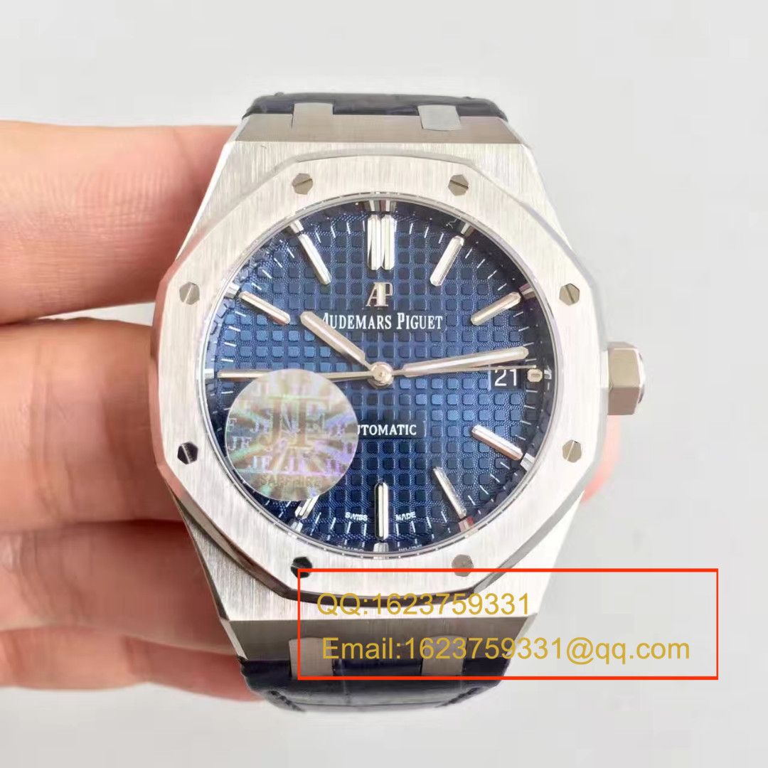 【JF Factory 一比一高精仿手表】APAudemars Piguet 皇家橡树系列15400ST.OO.1220ST.03男表 / AP024B