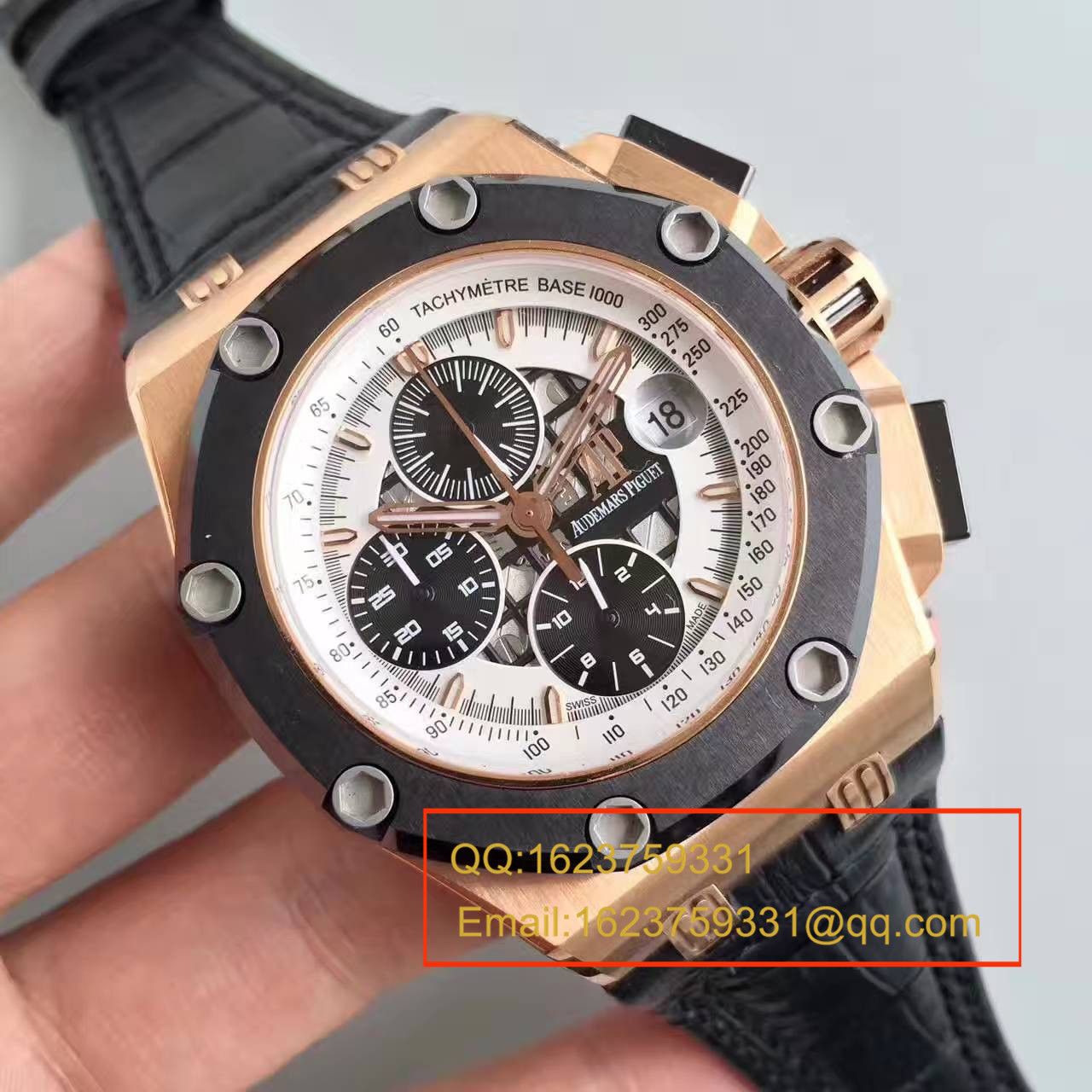 【JF Factory 超A高精仿手表】Audemars Piguet  Royal Oak Offshore 系列26078RO.OO.D002CR.01 wrist watch  / AP073