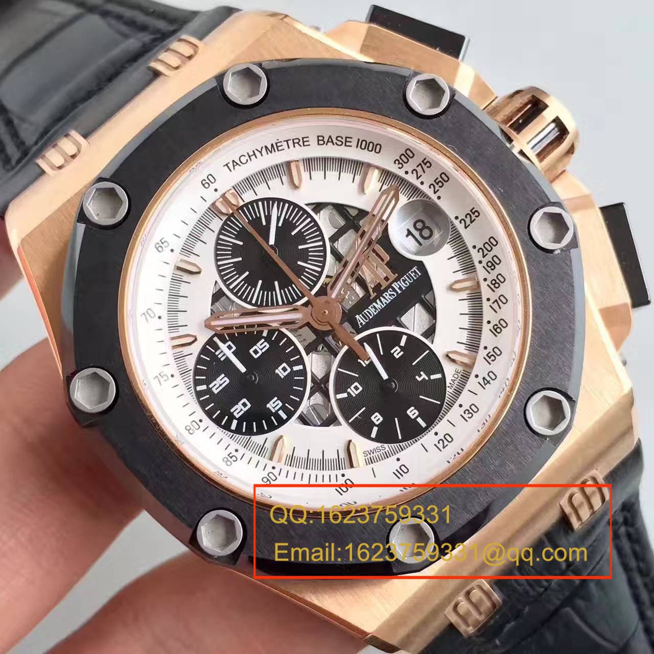 【JF Factory 超A高精仿手表】Audemars Piguet  Royal Oak Offshore 系列26078RO.OO.D002CR.01 wrist watch  / AP073
