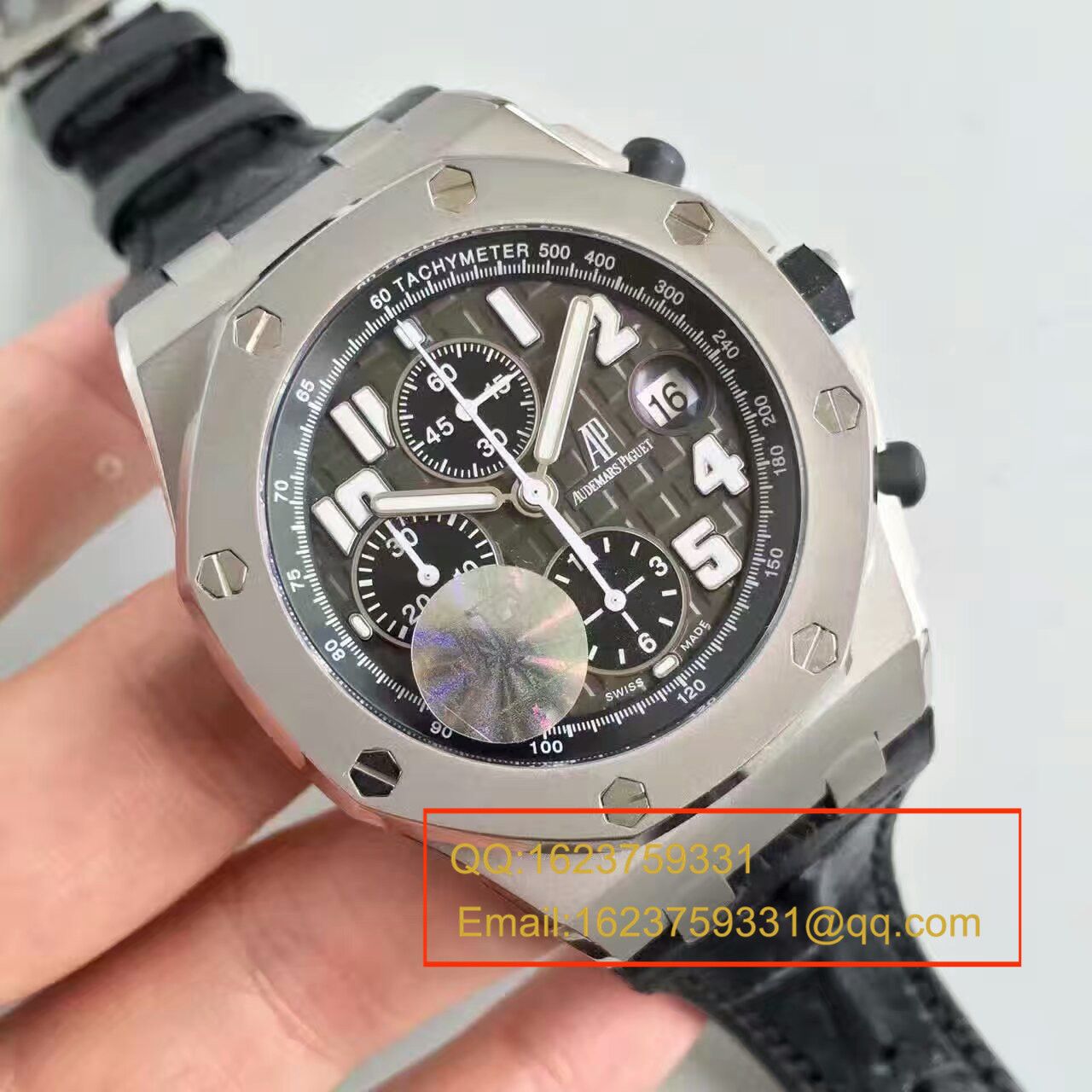 【JF Factory  top 复刻高仿】Audemars Piguet  Royal Oak Offshore 系列26020ST.OO.D101CR.01 wrist watch  / AP066