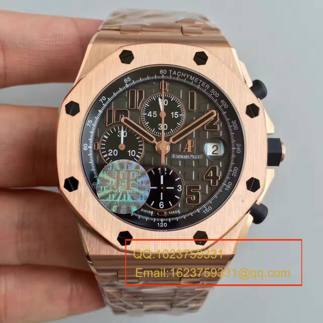 【JF Factory 超A高仿手表】Audemars Piguet  Royal Oak Offshore 系列26192OR.D0801CR.01 wrist watch  / AP061.1