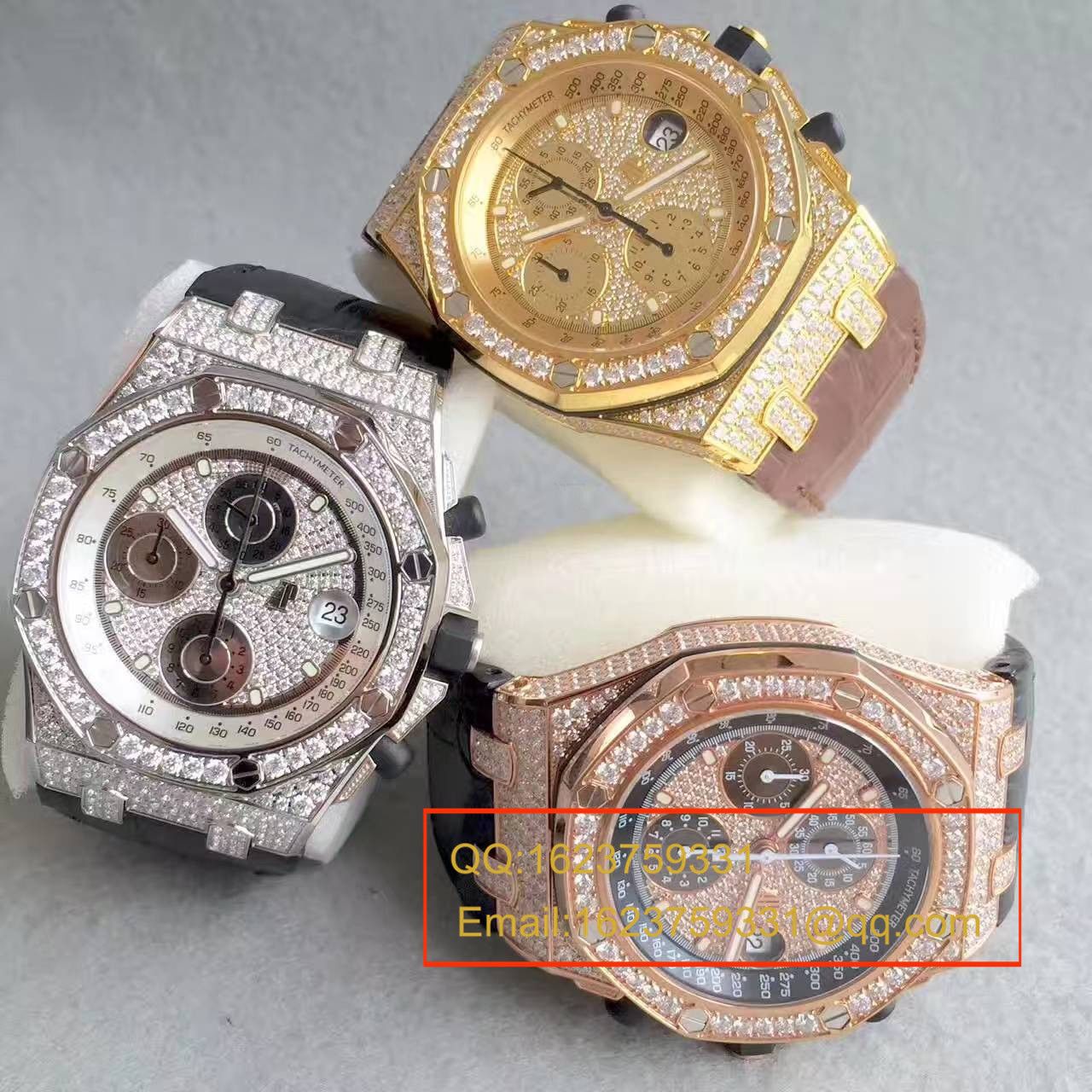 【JF Factory 超A高精仿手表】Audemars Piguet 满天星 Royal Oak Offshore 系列26067BC.ZZ.D002CR.01 wrist watch  / AP055