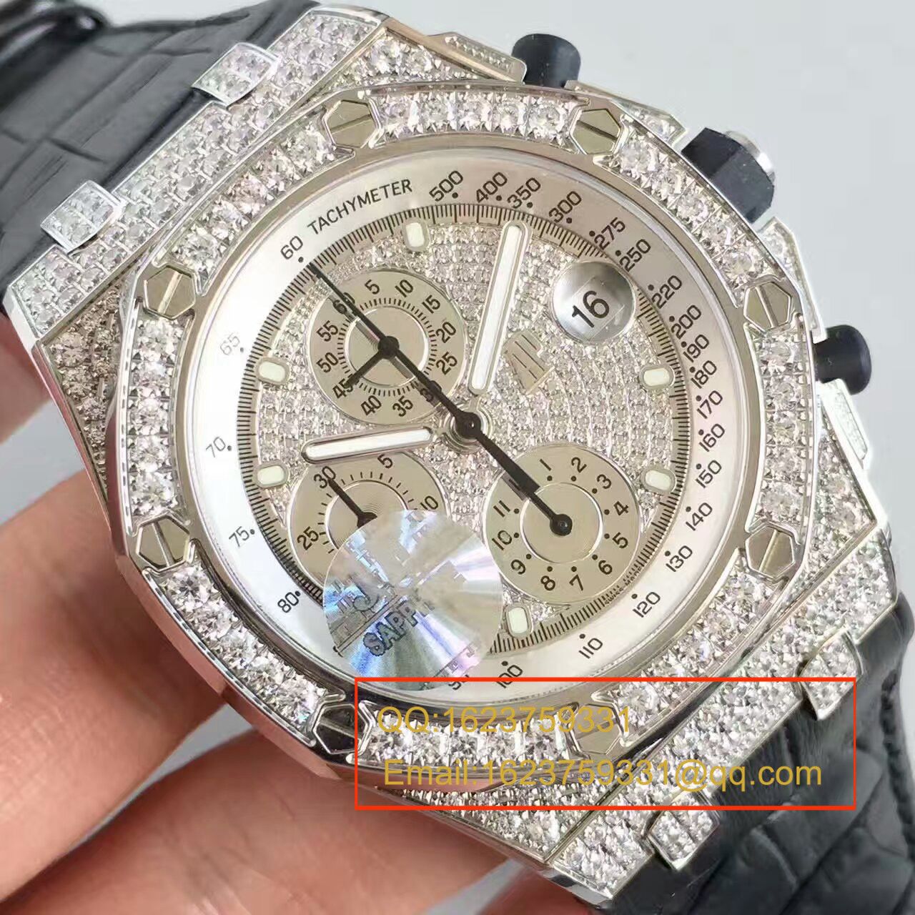 【JF Factory 超A高精仿手表】Audemars Piguet 满天星 Royal Oak Offshore 系列26067BC.ZZ.D002CR.01 wrist watch  / AP055
