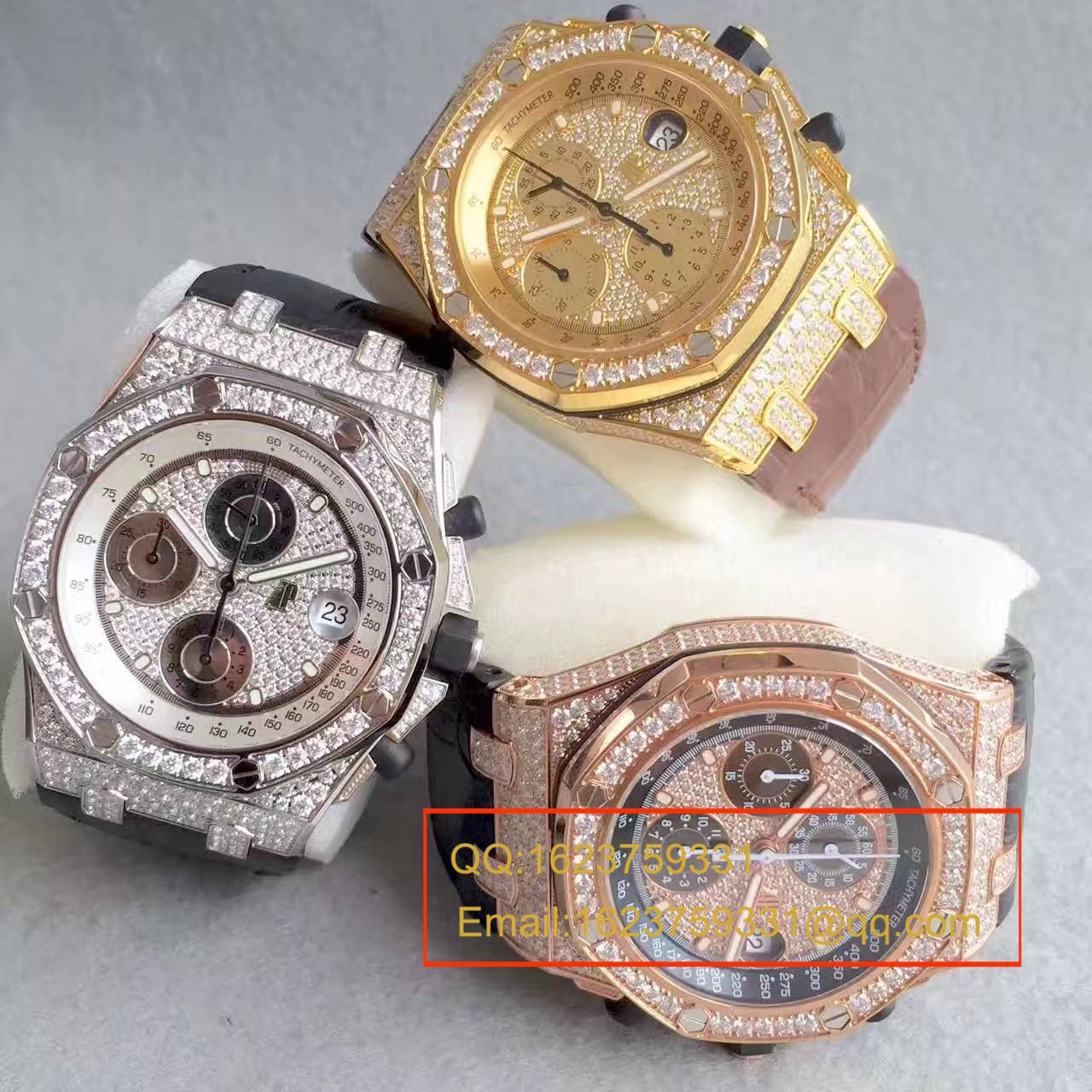 【JF Factory 一比一复刻高仿手表】Audemars Piguet 满天星 Royal Oak Offshore 系列26067OR.ZZ.D002CR.01机械 wrist watch  / AP054
