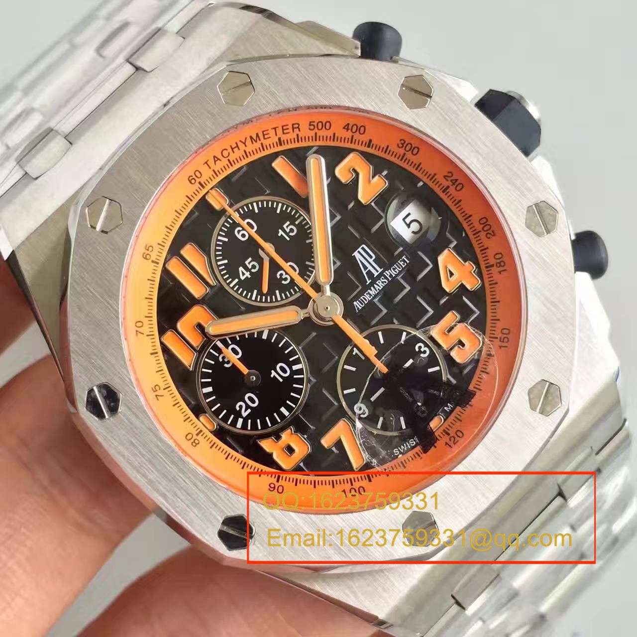 【JF Factory 超A一比一高仿手表】Audemars Piguet  Royal Oak Offshore 系列橙色火焰26170ST.OO.D101CR.01 wrist watch  / AP048