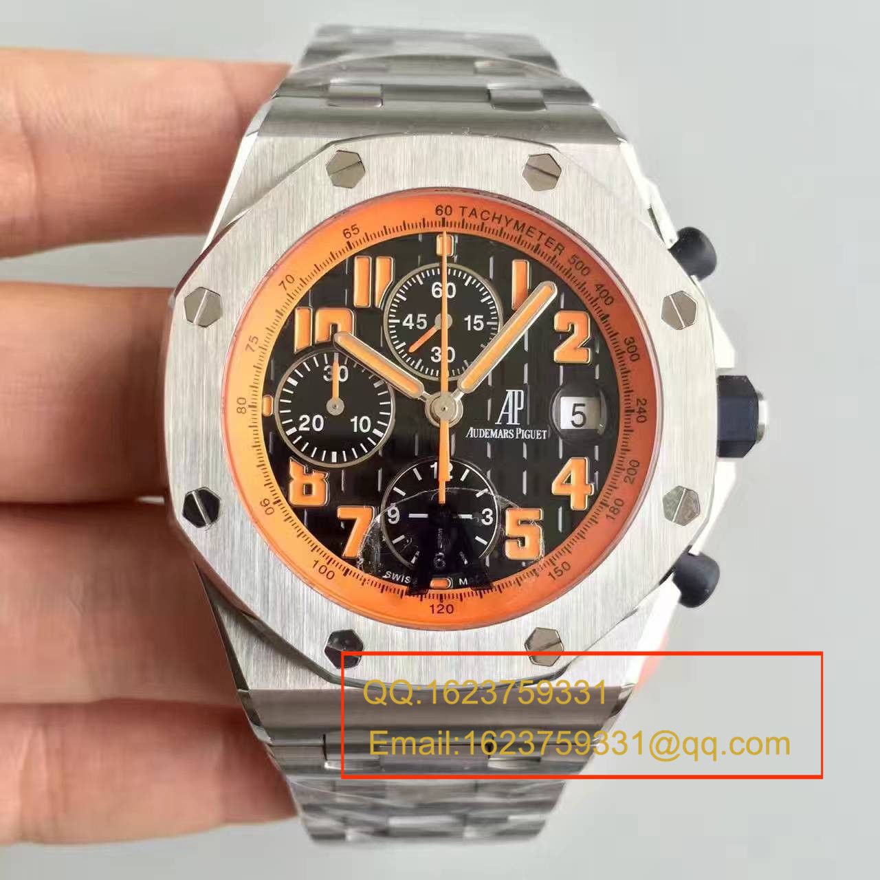 【JF Factory 超A一比一高仿手表】Audemars Piguet  Royal Oak Offshore 系列橙色火焰26170ST.OO.D101CR.01 wrist watch  / AP048