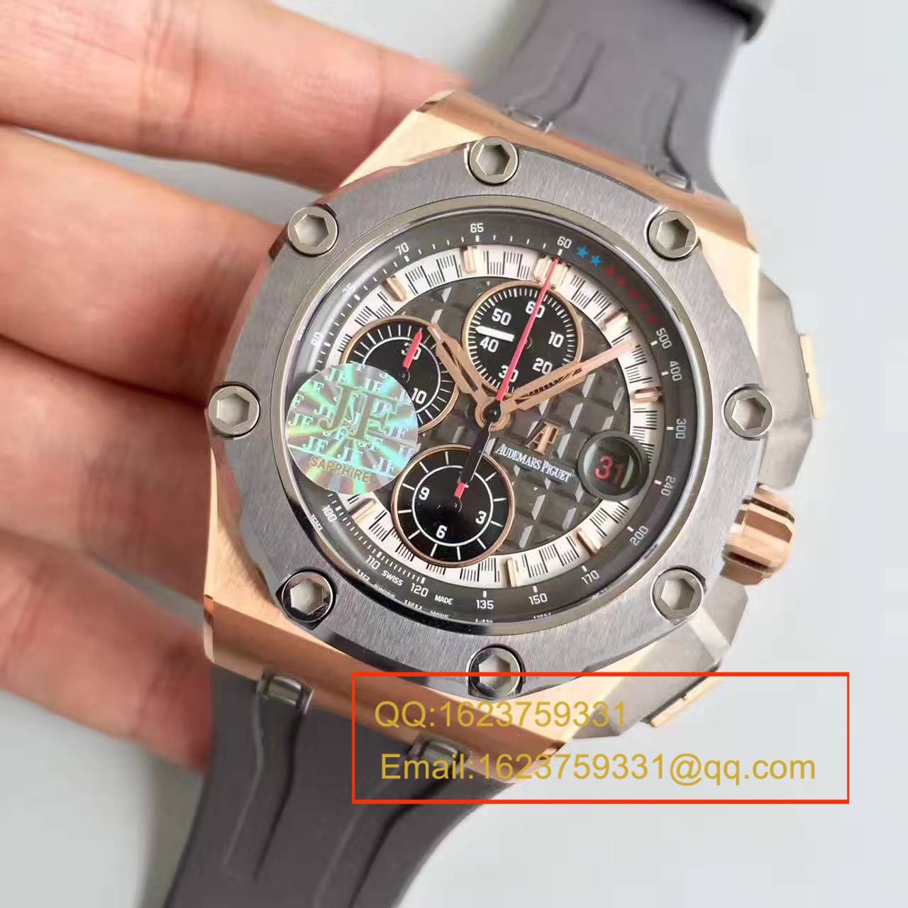 【JF Factory 超A高仿手表】Audemars Piguet  Royal Oak Offshore 系列舒马赫26568OM.OO.A004CA.01机械 wrist watch  / AP034