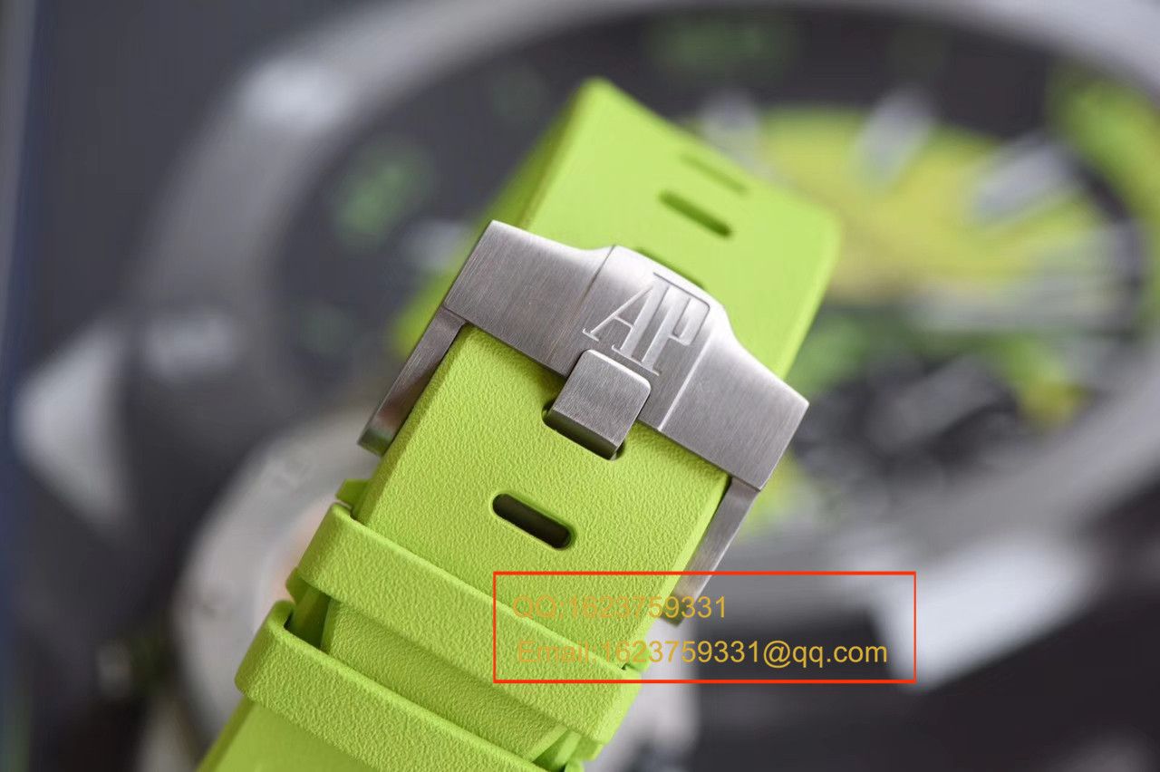 【JF Factory 一比一复刻高仿手表】Audemars Piguet  Royal Oak Offshore 系列26703ST.OO.A038CA.01《青苹果》男士机械手表 / AP026