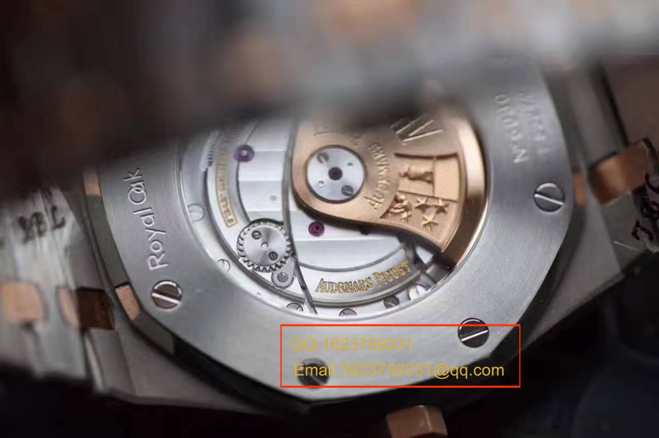 JF Factory Audemars Piguet 皇家橡树系列15400SR.OO.1220SR.01 wrist watch 《精钢间金 watchband  》 top 复刻高仿男女 wrist watch  / AP016
