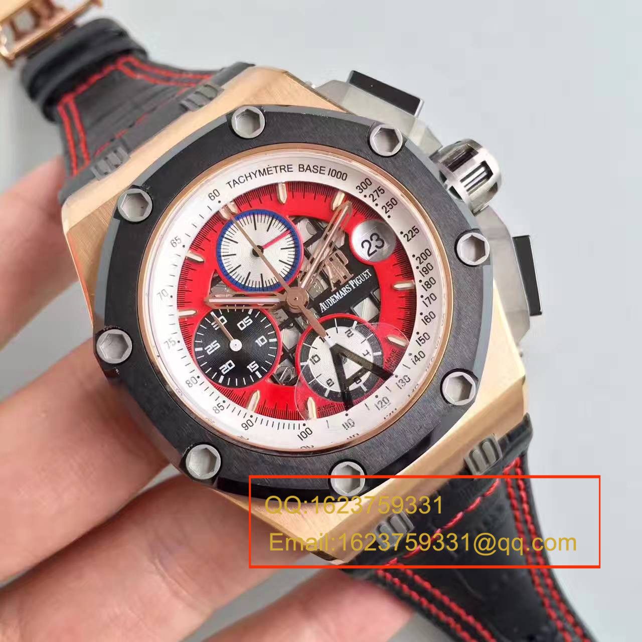 【JF Factory  top 复刻高仿】Audemars Piguet 千禧系列26284RO.OO.D002CR.01 BR2机械 wrist watch  / AP006