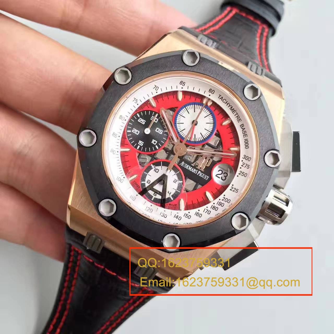 【JF Factory  top 复刻高仿】Audemars Piguet 千禧系列26284RO.OO.D002CR.01 BR2机械 wrist watch  / AP006