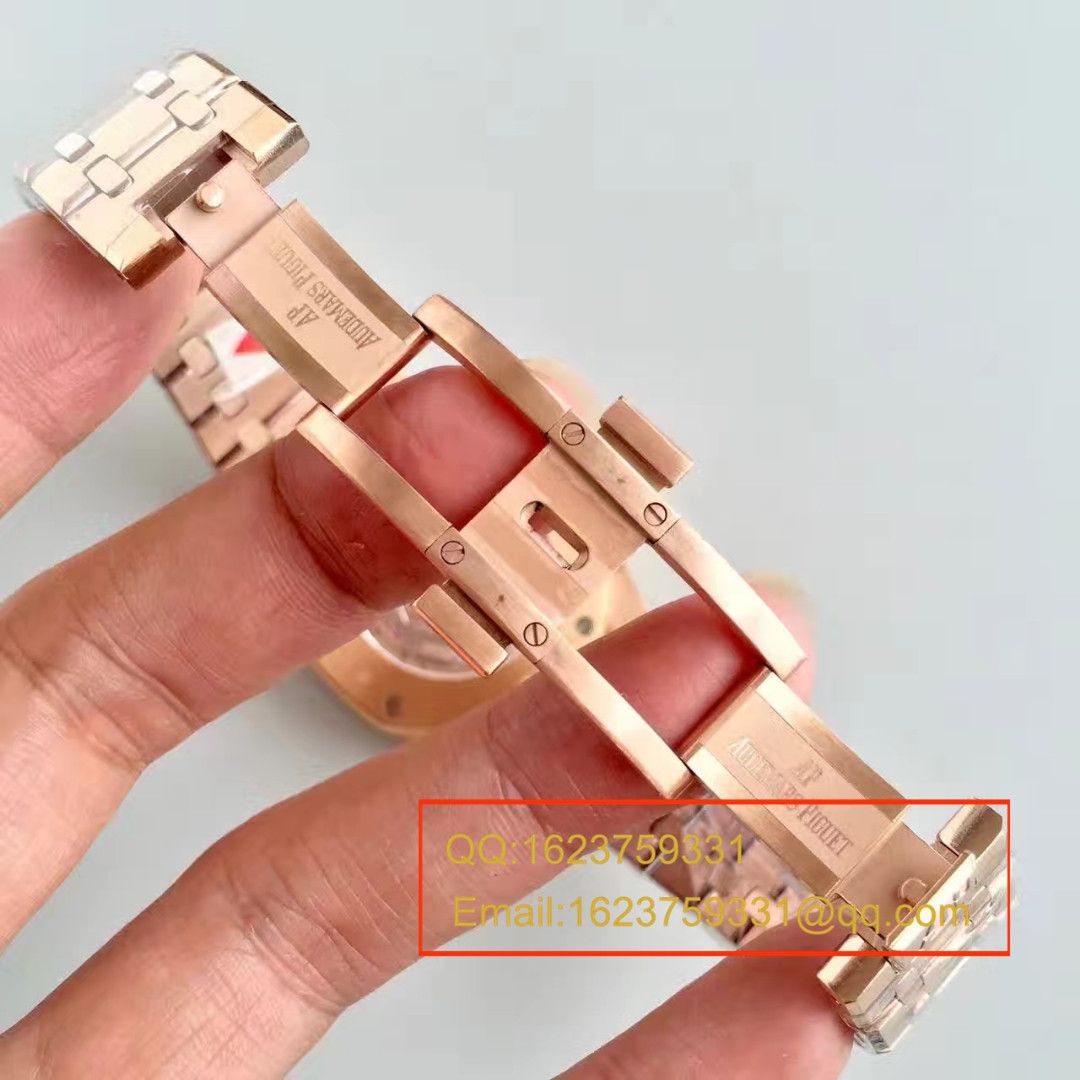 【JF Factory 超A高仿手表】Audemars Piguet 皇家橡树系列15400OR.OO.1220OR.03 wrist watch  / AP021