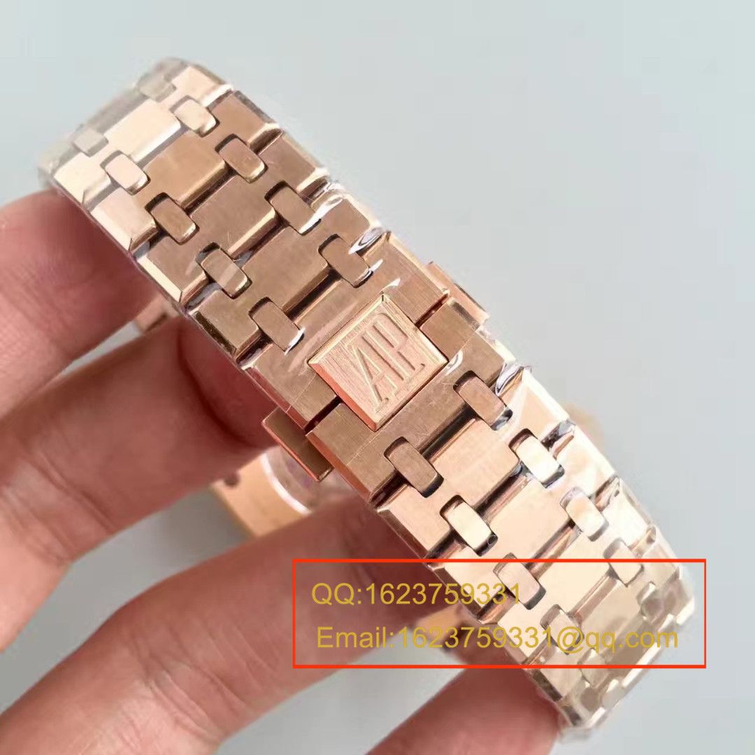 【JF Factory 超A高仿手表】Audemars Piguet 皇家橡树系列15400OR.OO.1220OR.03 wrist watch  / AP021