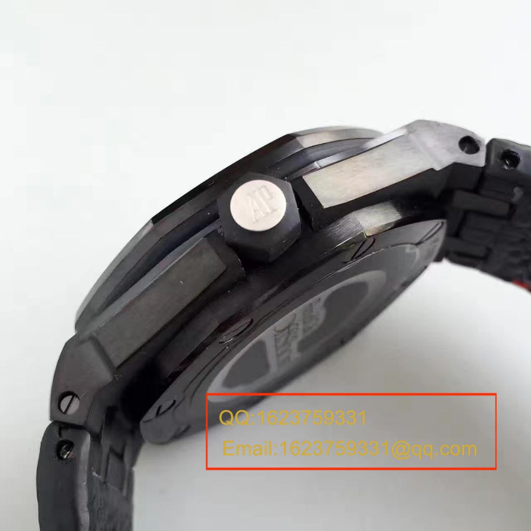 【JF Factory 一比一精仿手表】APAudemars Piguet 皇家橡树15703系列黑壳男表 / AP091