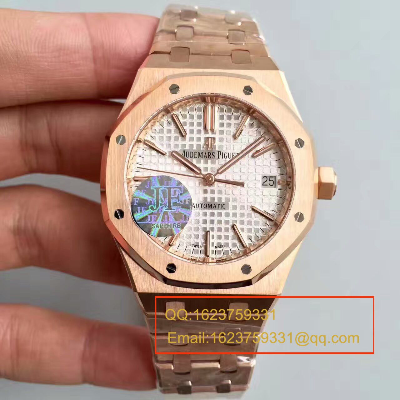 【JF Factory 复刻精仿手表】Audemars Piguet 皇家橡树系列15450OR.OO.1256OR.01 wrist watch  / AP018