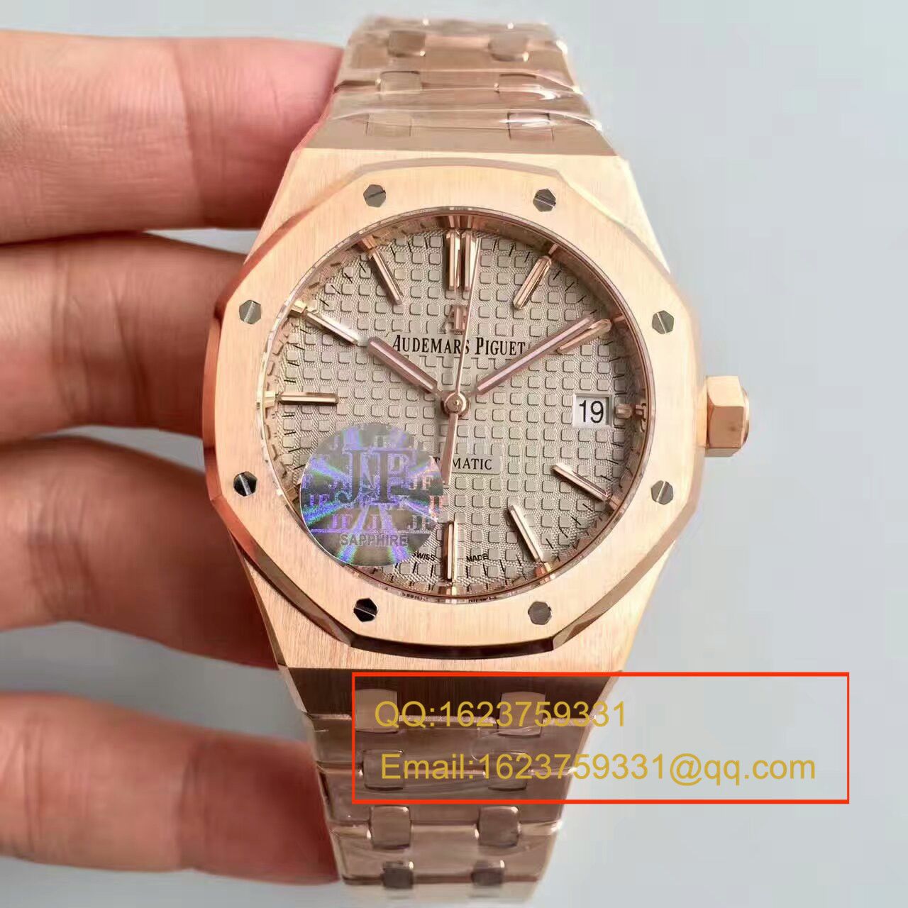 【JF Factory 复刻精仿手表】Audemars Piguet 皇家橡树系列15450OR.OO.1256OR.01 wrist watch  / AP018