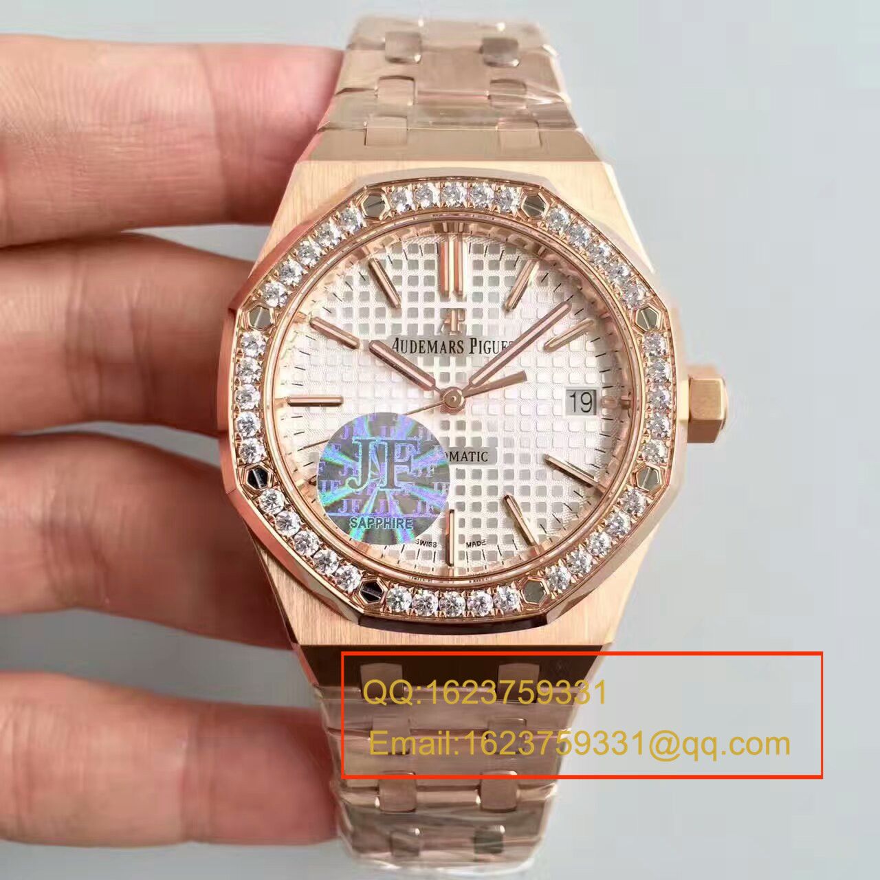 【JF Factory 复刻精仿手表】Audemars Piguet 皇家橡树系列15450OR.OO.1256OR.01 wrist watch  / AP018