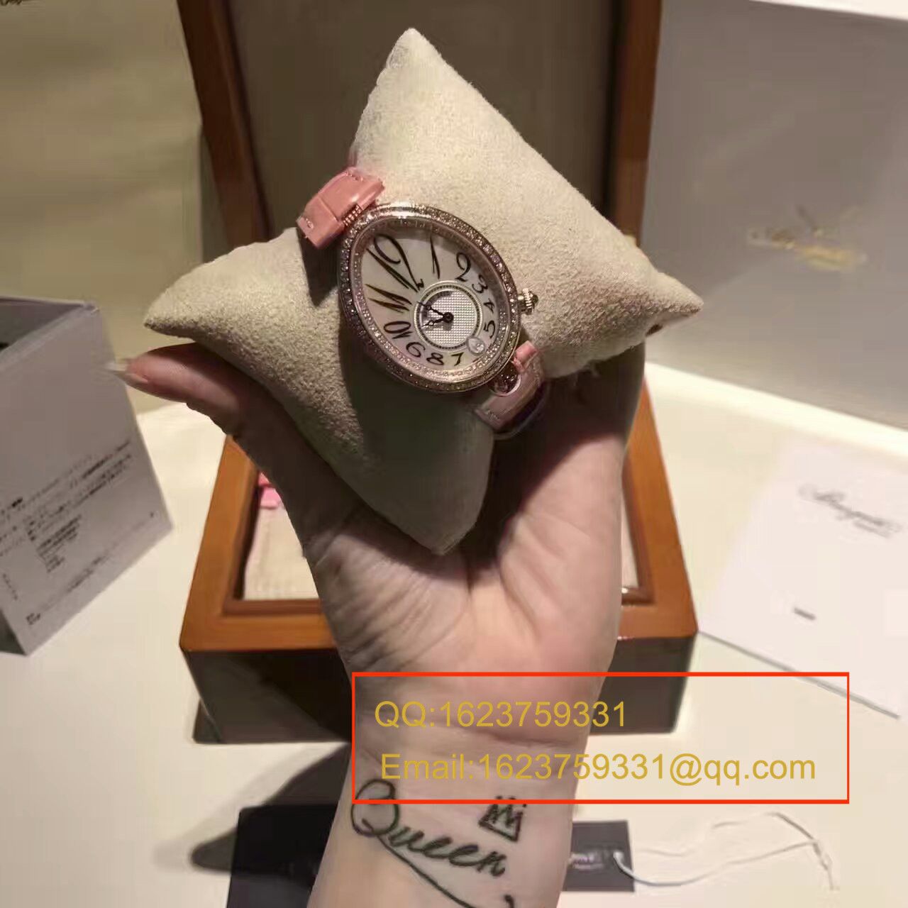 【 top 复刻高仿、女性独享】Breguet Breguet 那不勒斯皇后系列8918BR/58/864 D00D wrist watch  / BZ36