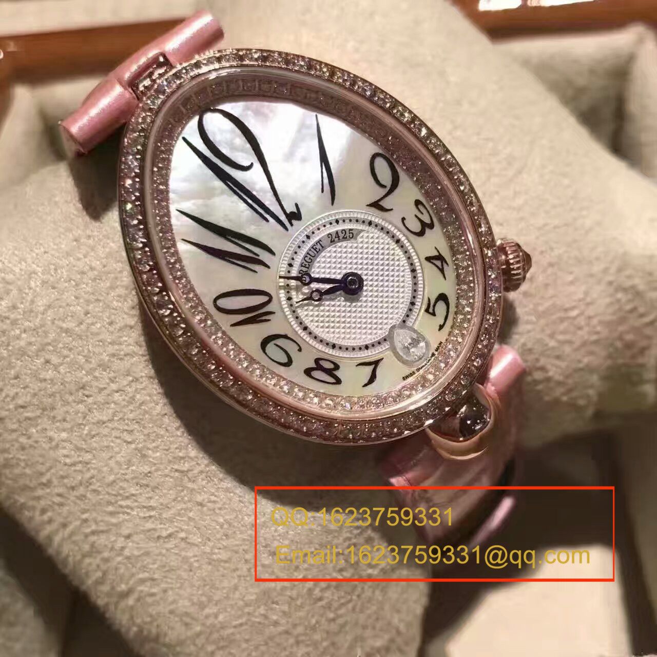 【 top 复刻高仿、女性独享】Breguet Breguet 那不勒斯皇后系列8918BR/58/864 D00D wrist watch  / BZ36