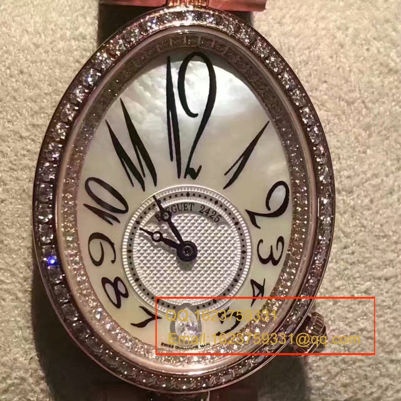 【 top 复刻高仿、女性独享】Breguet Breguet 那不勒斯皇后系列8918BR/58/864 D00D wrist watch  / BZ36