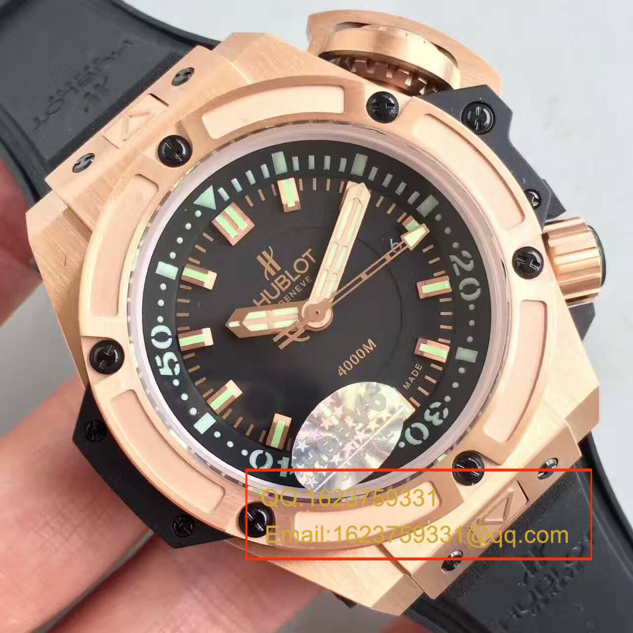 【HBBV6 Factory 1:1 top 复刻手表】 hublot 王者至尊系列4000M潜水王超级大怪兽731.OX.1170.RX wrist watch  / YP001
