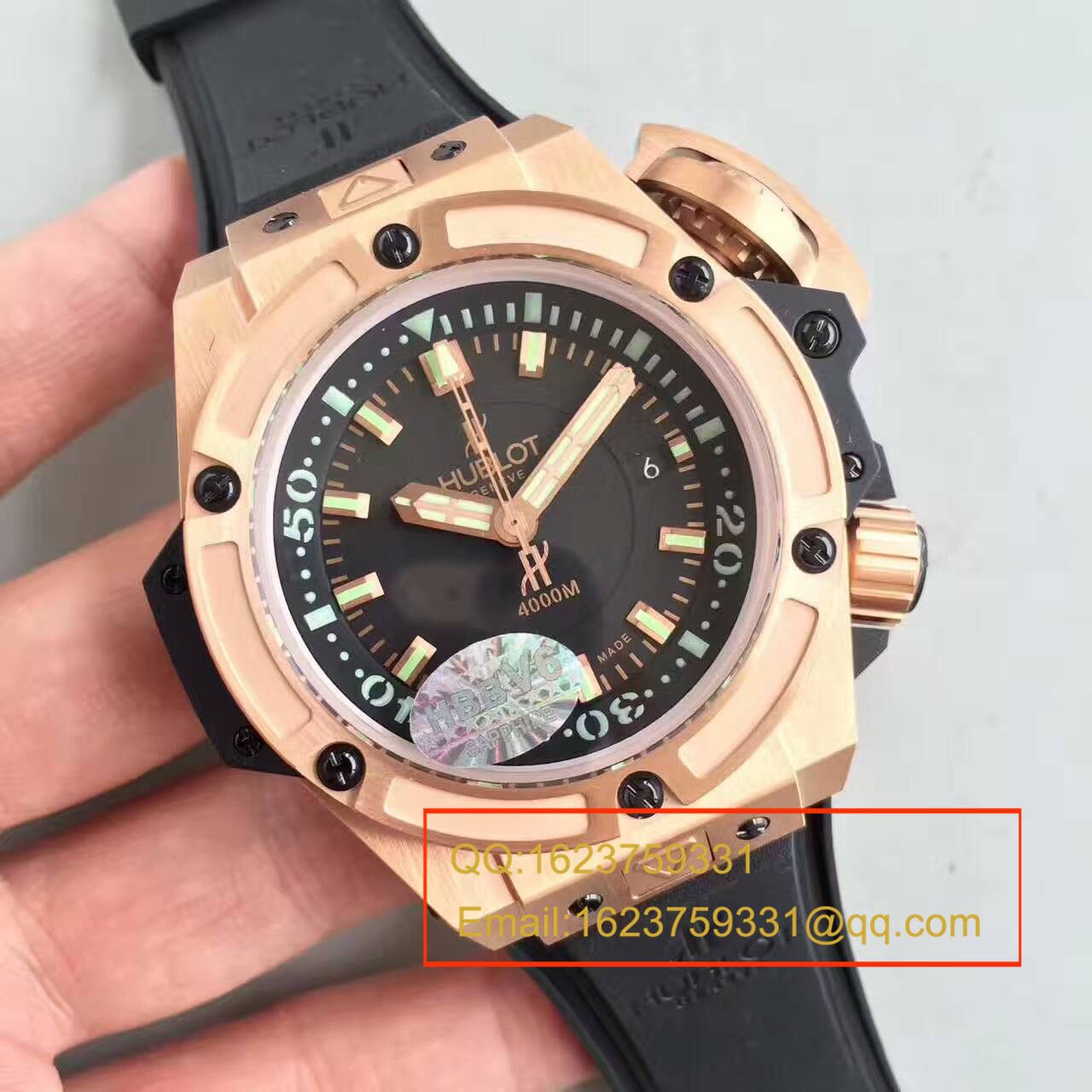 【HBBV6 Factory 1:1 top 复刻手表】 hublot 王者至尊系列4000M潜水王超级大怪兽731.OX.1170.RX wrist watch  / YP001
