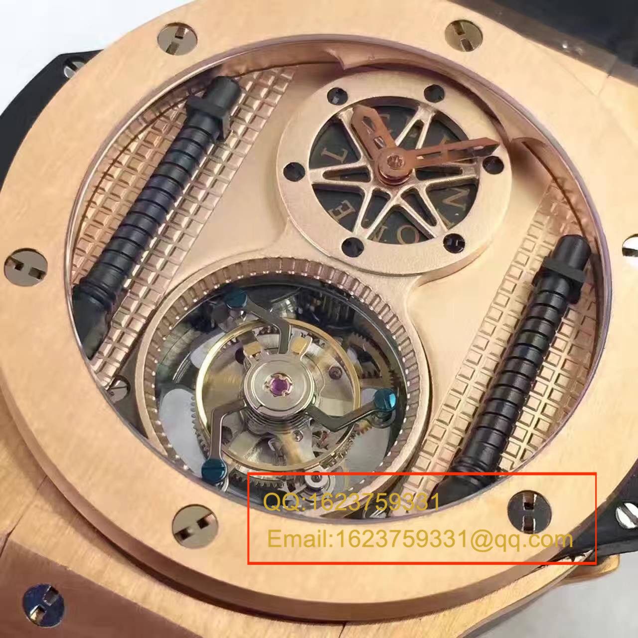 【BM Factory 超A精仿手表】HUBLOT 《恒宝》 big bang 系列305.PX.0009.GR《手动 Tourbillon 》男士手表 