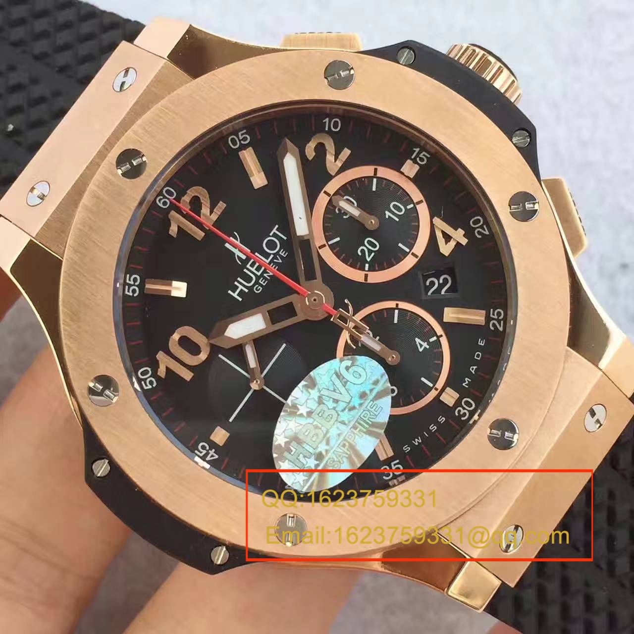 【V6 Factory 一比一精仿手表】  Hublot  big bang 系列301.PX.130.RX wrist watch  / YB030