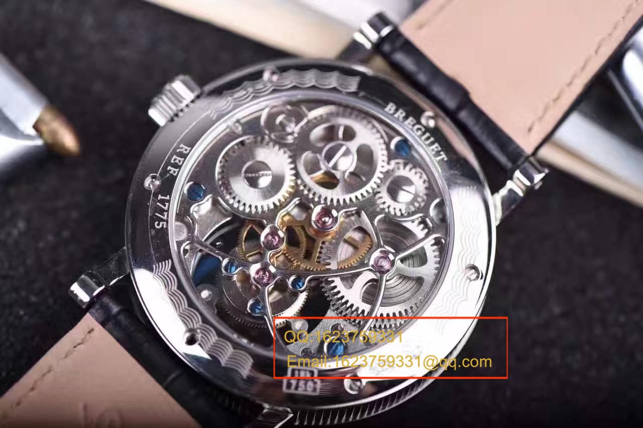 【TF Factory 一比一精高仿手表】 Breguet 经典复杂系列3795PT/1E/9WU全镂空 Tourbillon  wrist watch  / BZ005