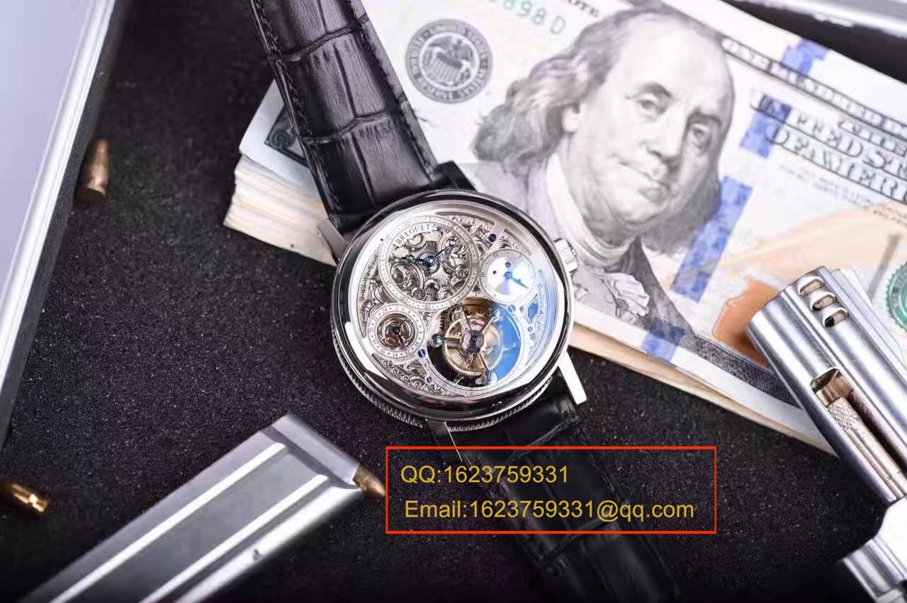 【TF Factory 一比一精高仿手表】 Breguet 经典复杂系列3795PT/1E/9WU全镂空 Tourbillon  wrist watch  / BZ005