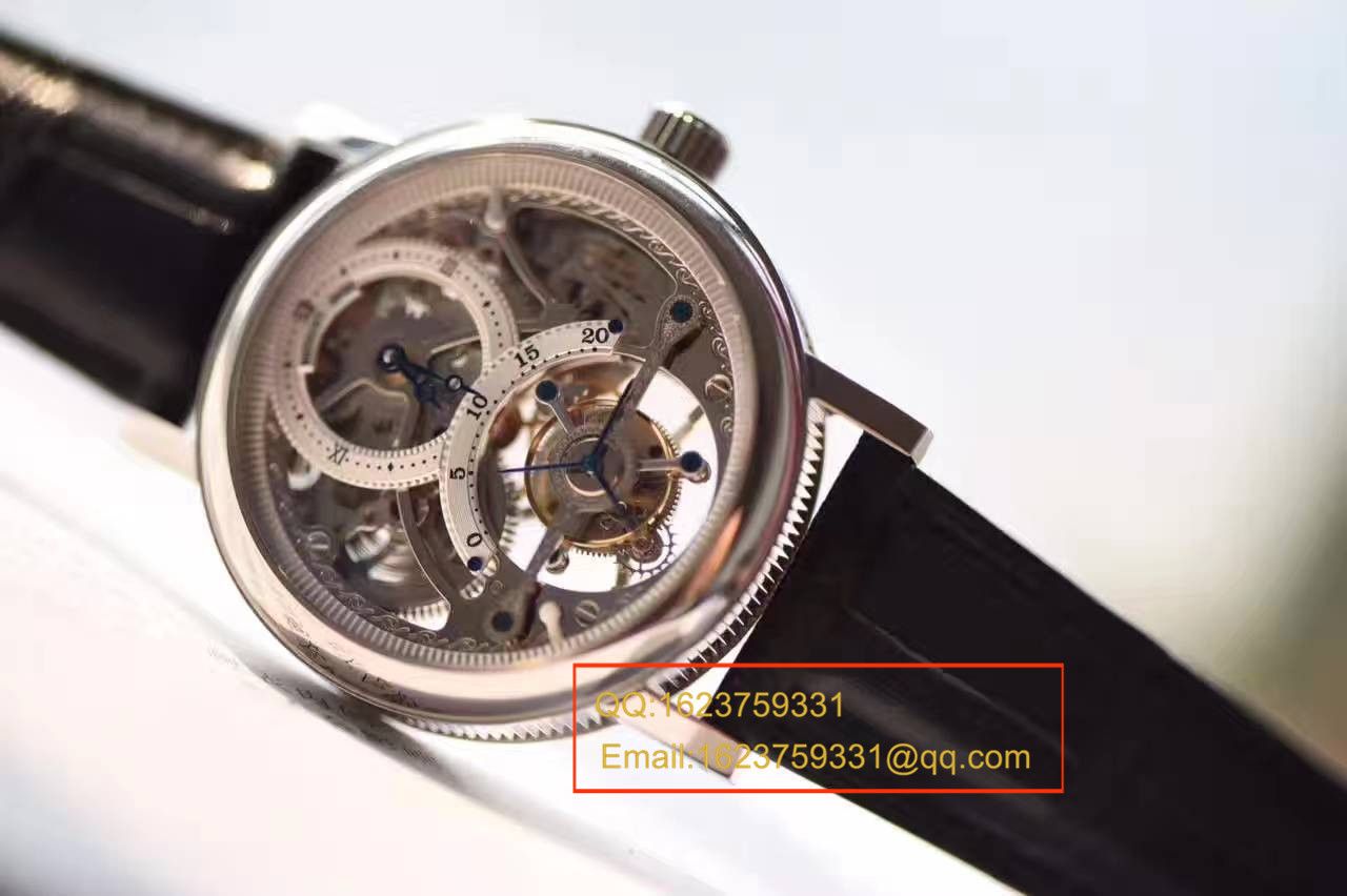 【BM Factory 1:1精仿复刻高仿手表】  Breguet 经典复杂系列3355PT/00/986缕空雕花 top 手动真 Tourbillon  wrist watch     / BZDF023