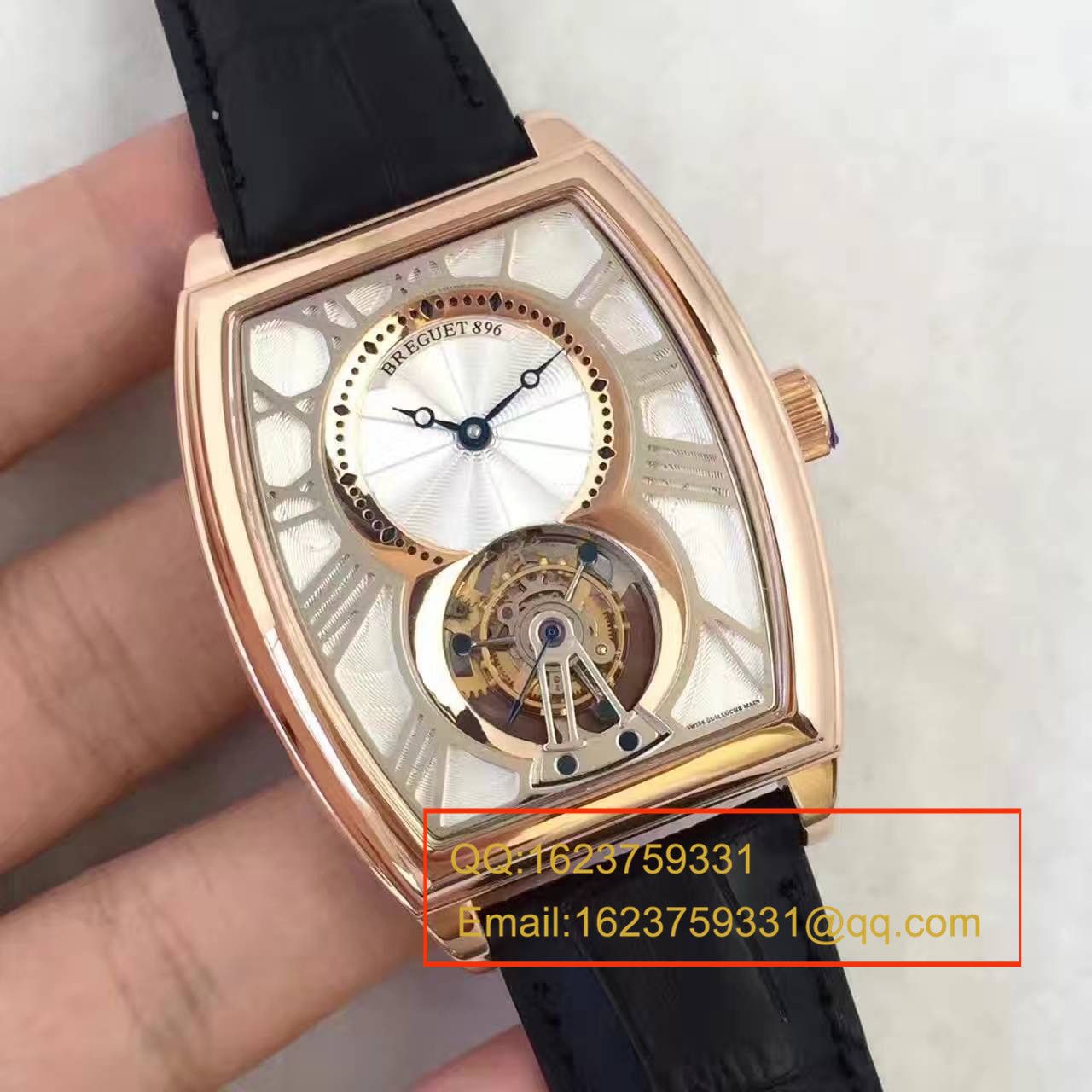 【BM Factory 1:1 top 精高仿手表】 Breguet 传承系列5497BR/12/9V6 wrist watch 真 Tourbillon 机械手表《玫瑰金款》 / BJ021