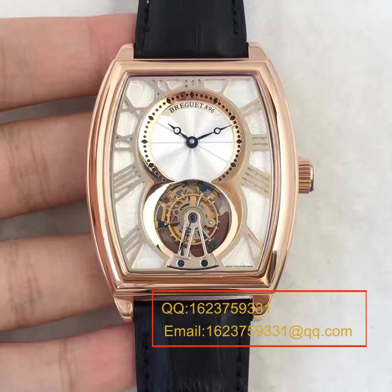 【BM Factory 1:1 top 精高仿手表】 Breguet 传承系列5497BR/12/9V6 wrist watch 真 Tourbillon 机械手表《玫瑰金款》 / BJ021